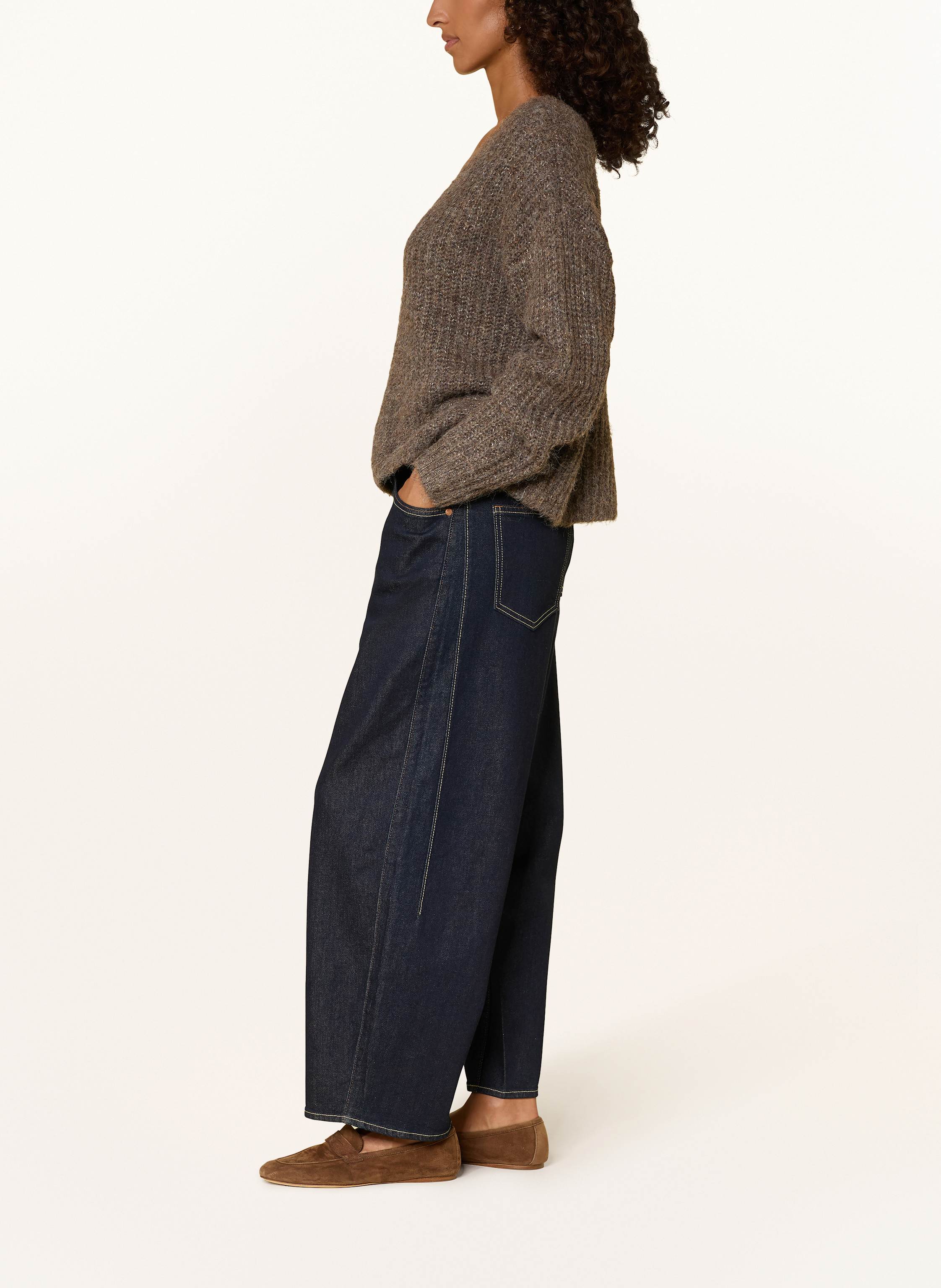 Thumbnail - Herrlicher Cropped-Jeans blau