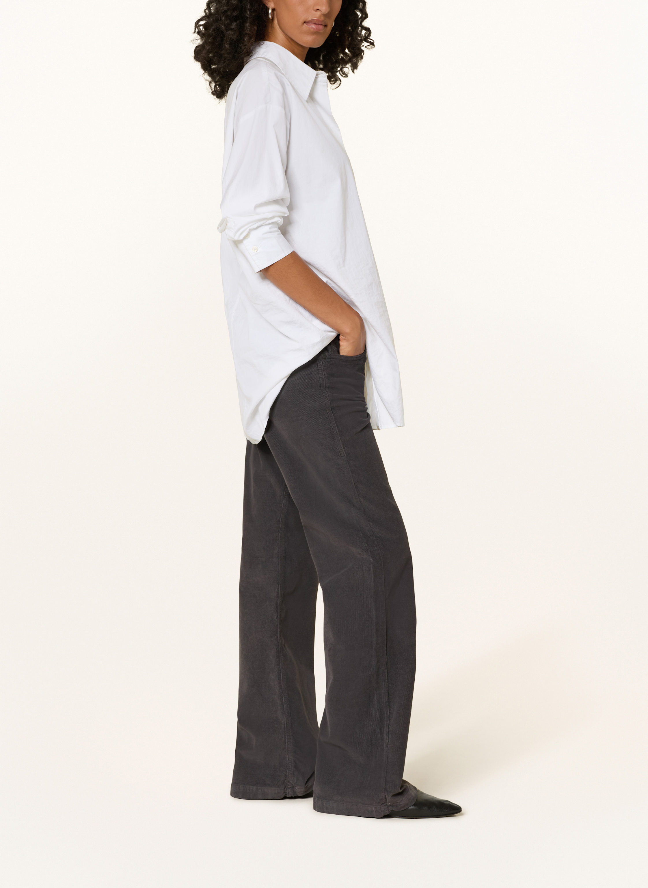 Thumbnail - Herrlicher Cordhose Edna grau