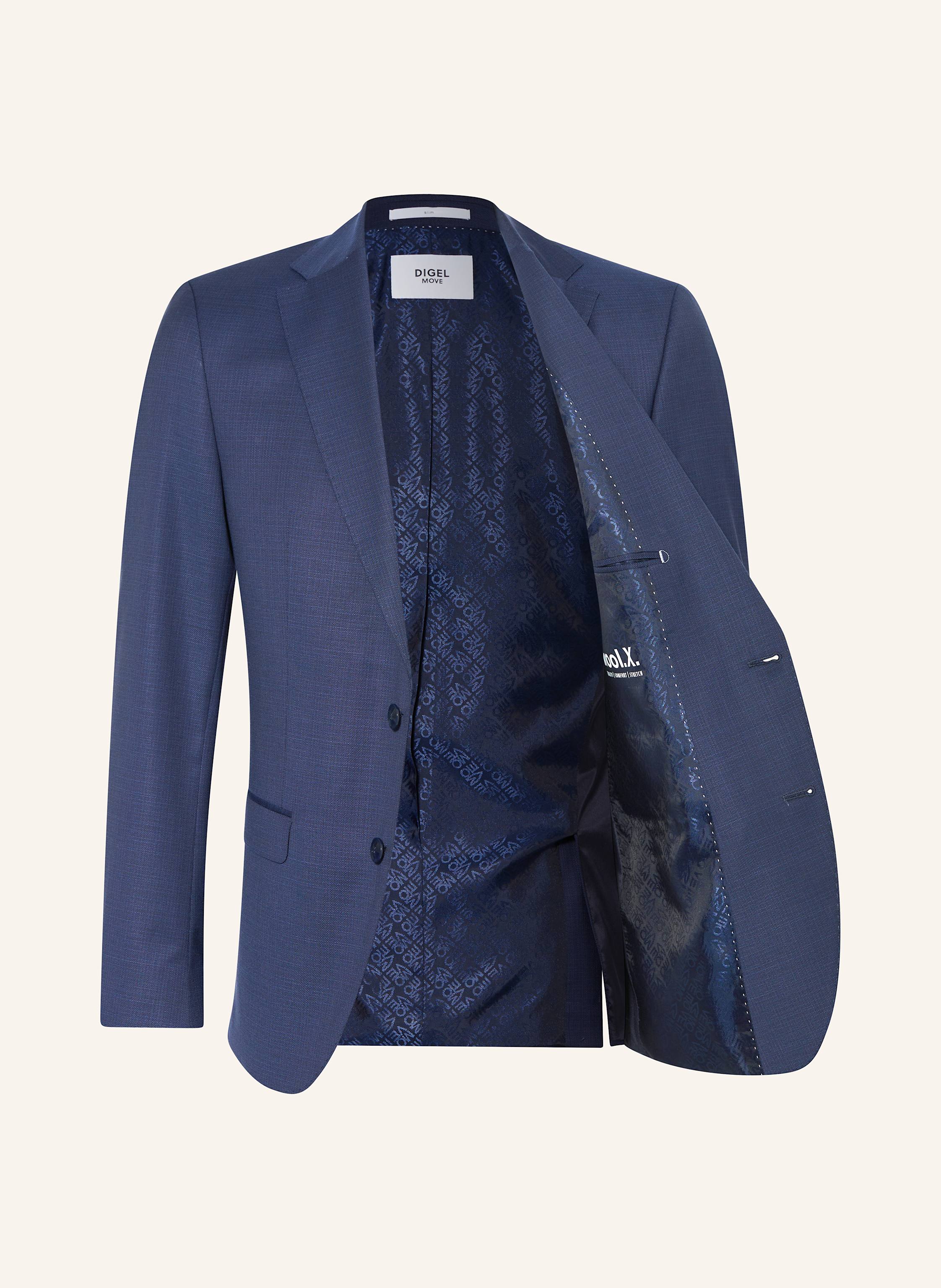 Thumbnail - Digel Move Anzugsakko Alesso Slim Fit blau