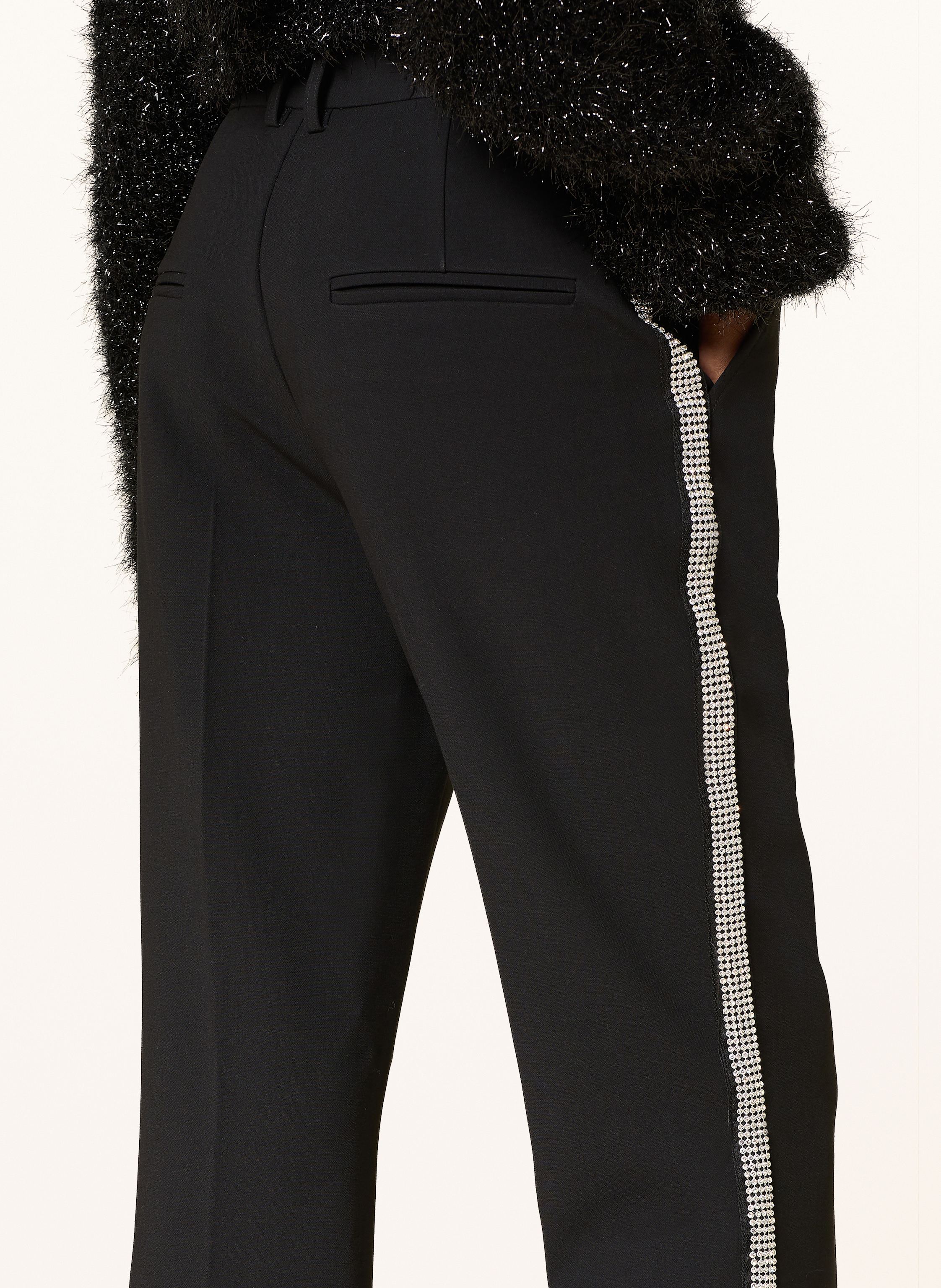 Thumbnail - Essentiel Antwerp Hose Ibell Mit Schmucksteinen schwarz