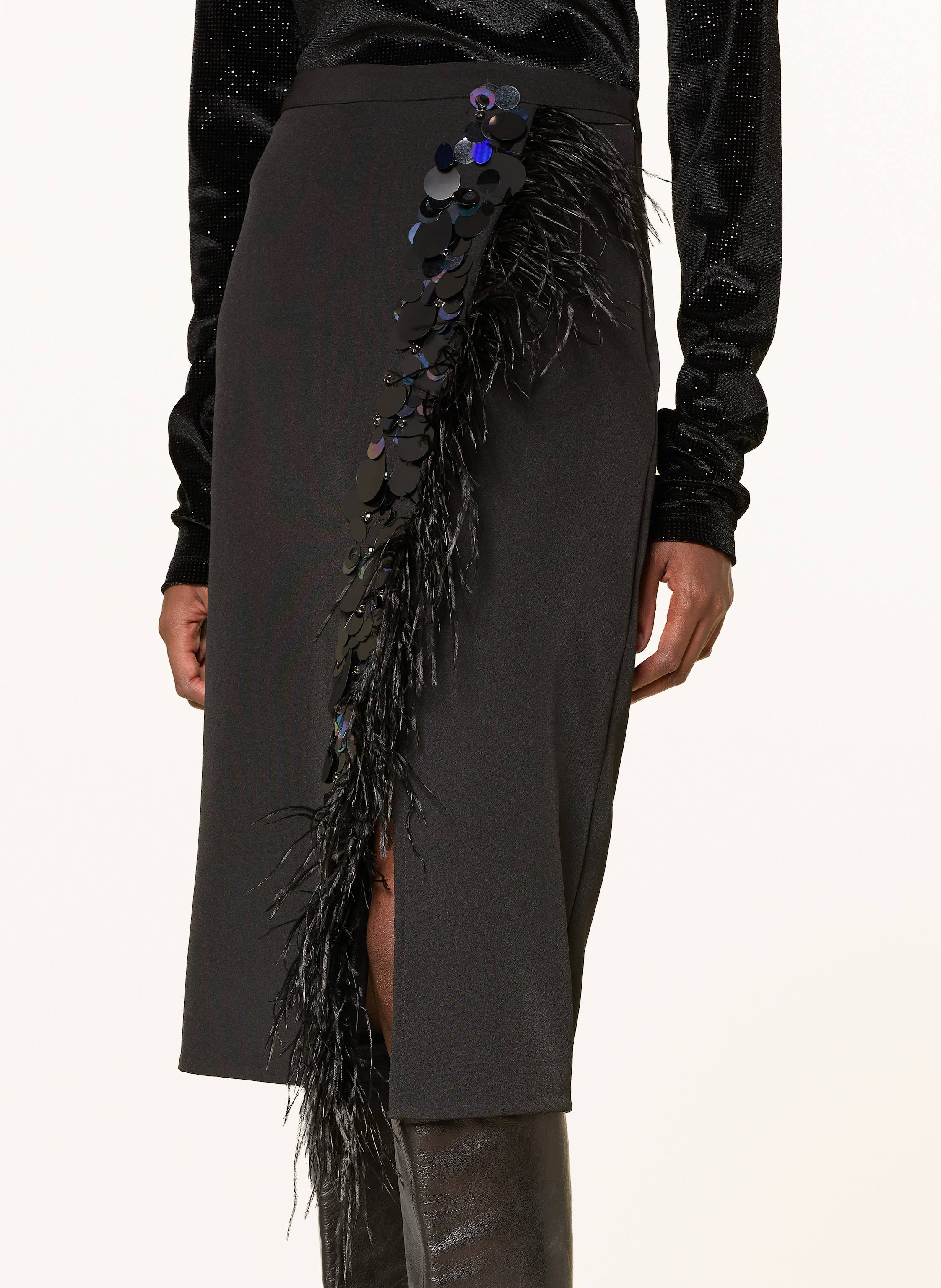 Thumbnail - Essentiel Antwerp Rock Ivil Mit Pailletten schwarz