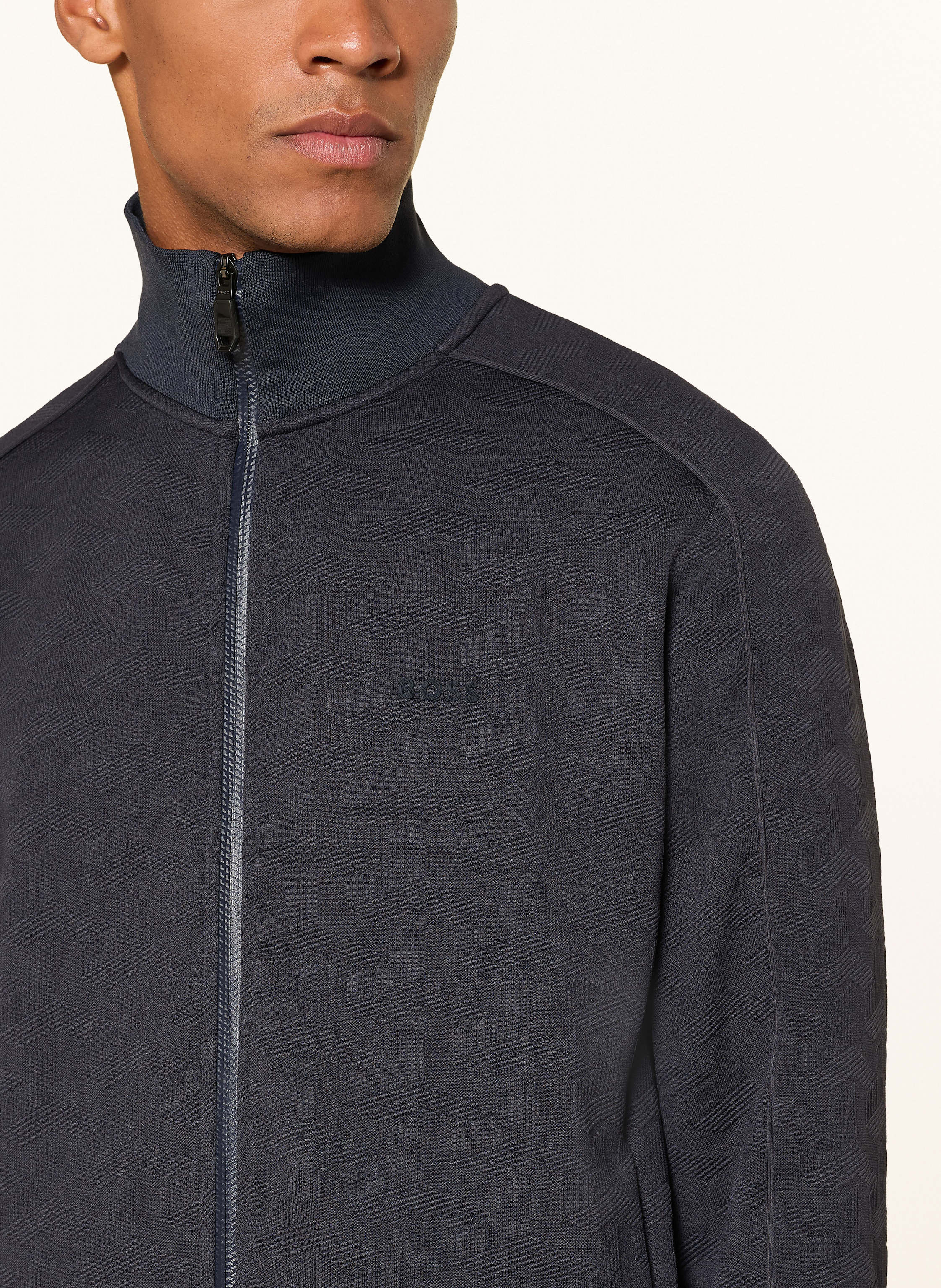 Thumbnail - Boss Sweatjacke Mirror blau