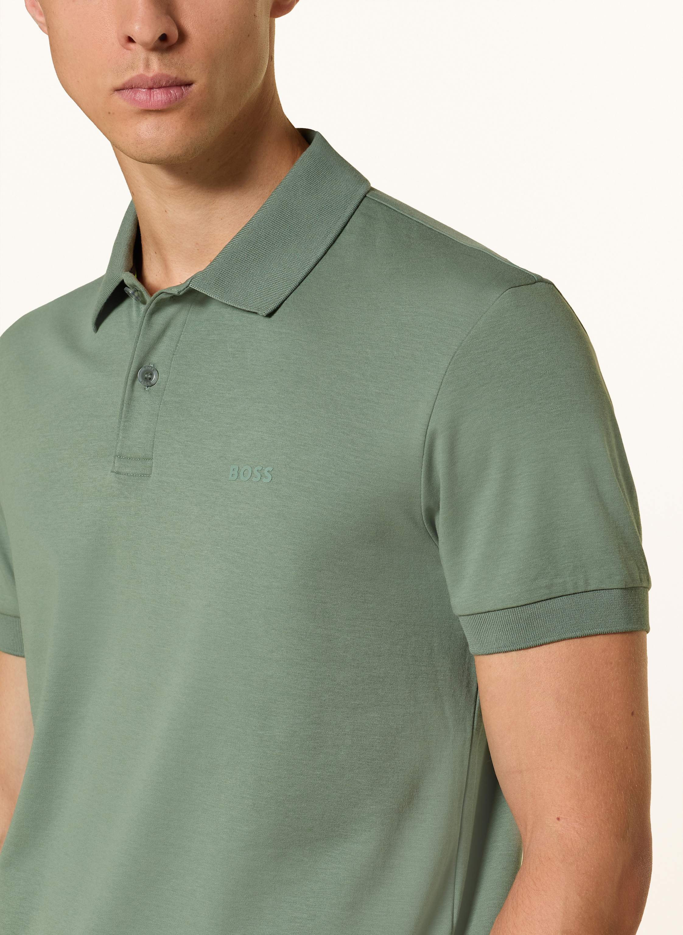 Thumbnail - Boss Jersey-Poloshirt Pio Regular Fit gruen