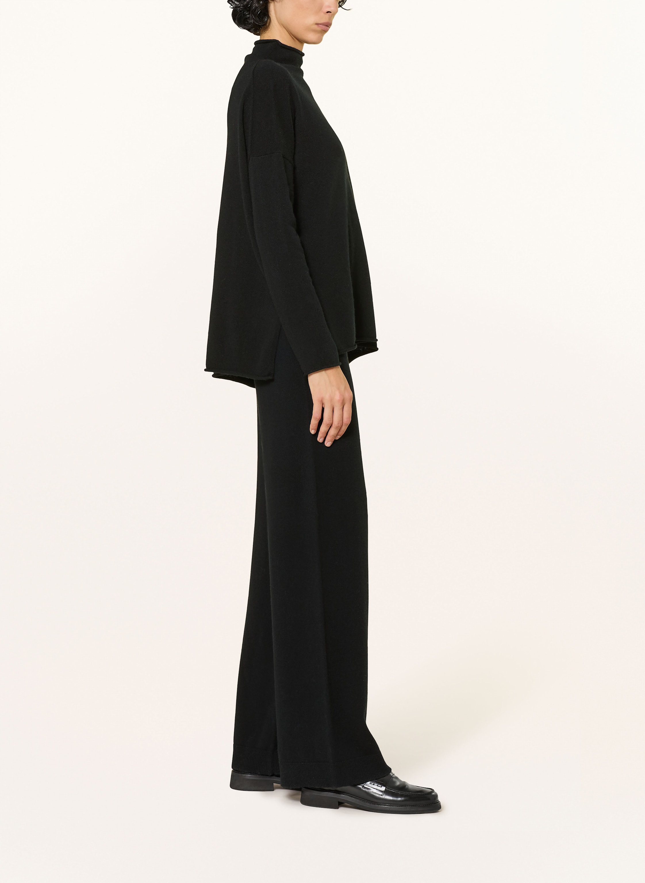 Thumbnail - Allude Strickhose Mit Cashmere schwarz