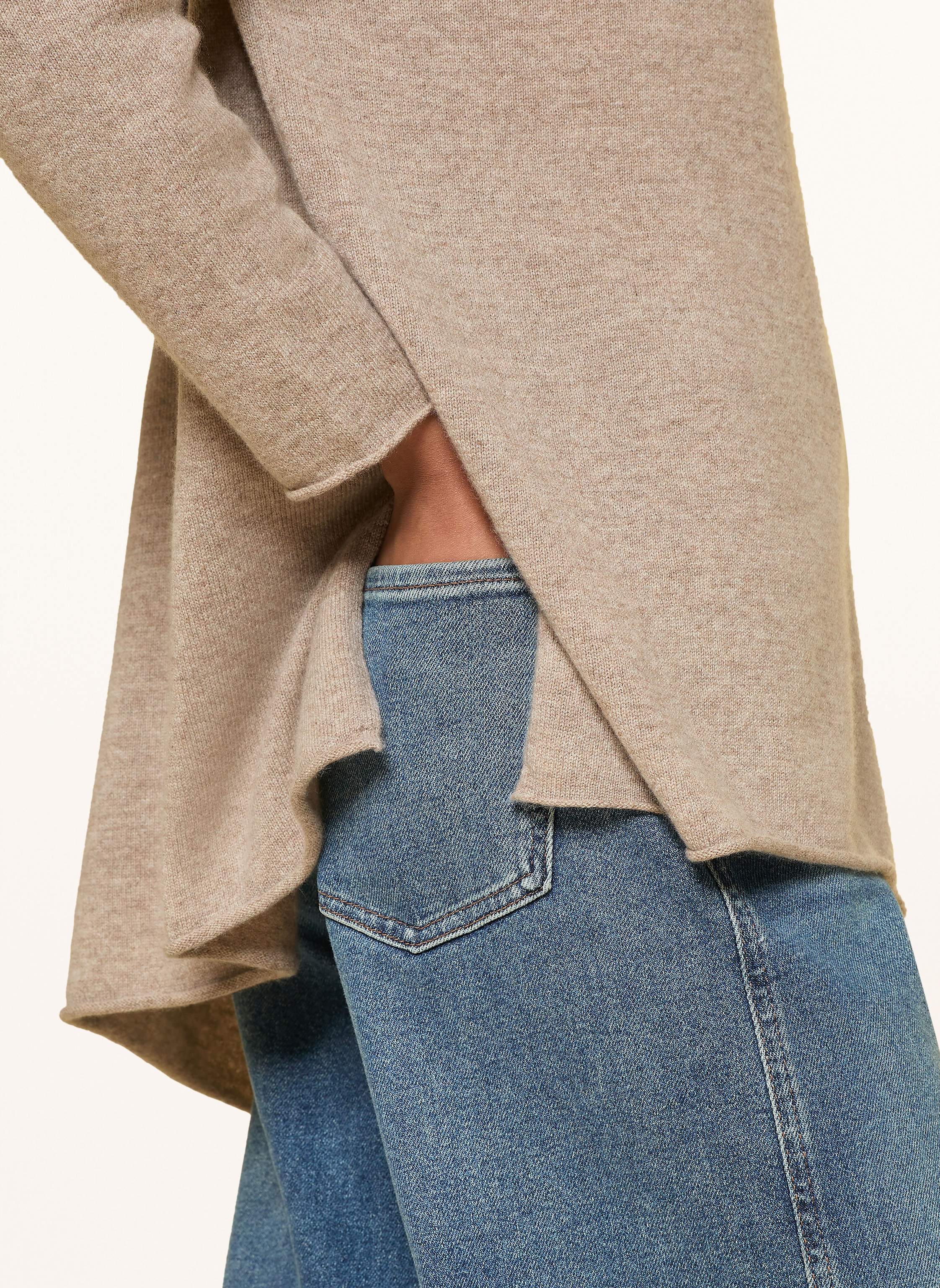 Thumbnail - Allude Cashmere-Pullover beige