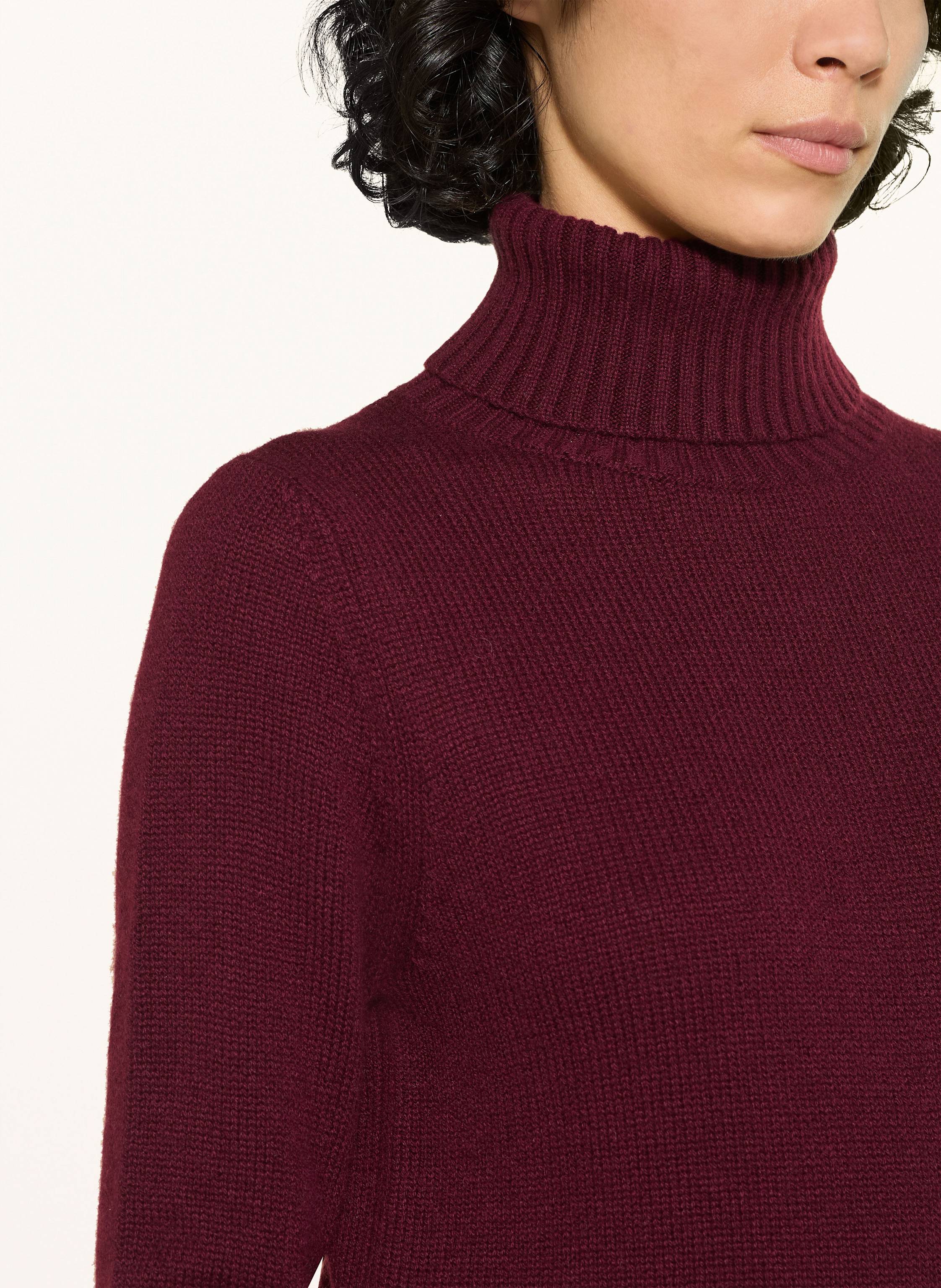 Thumbnail - Allude Rollkragenpullover Aus Cashmere rot