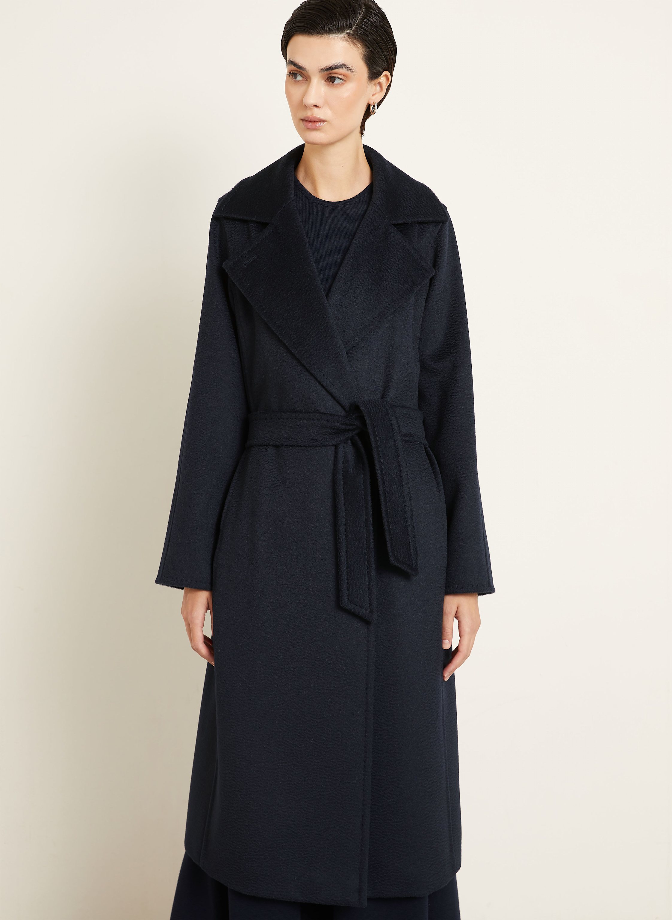 Thumbnail - Max Mara Kamelhaar-Mantel Manuela blau