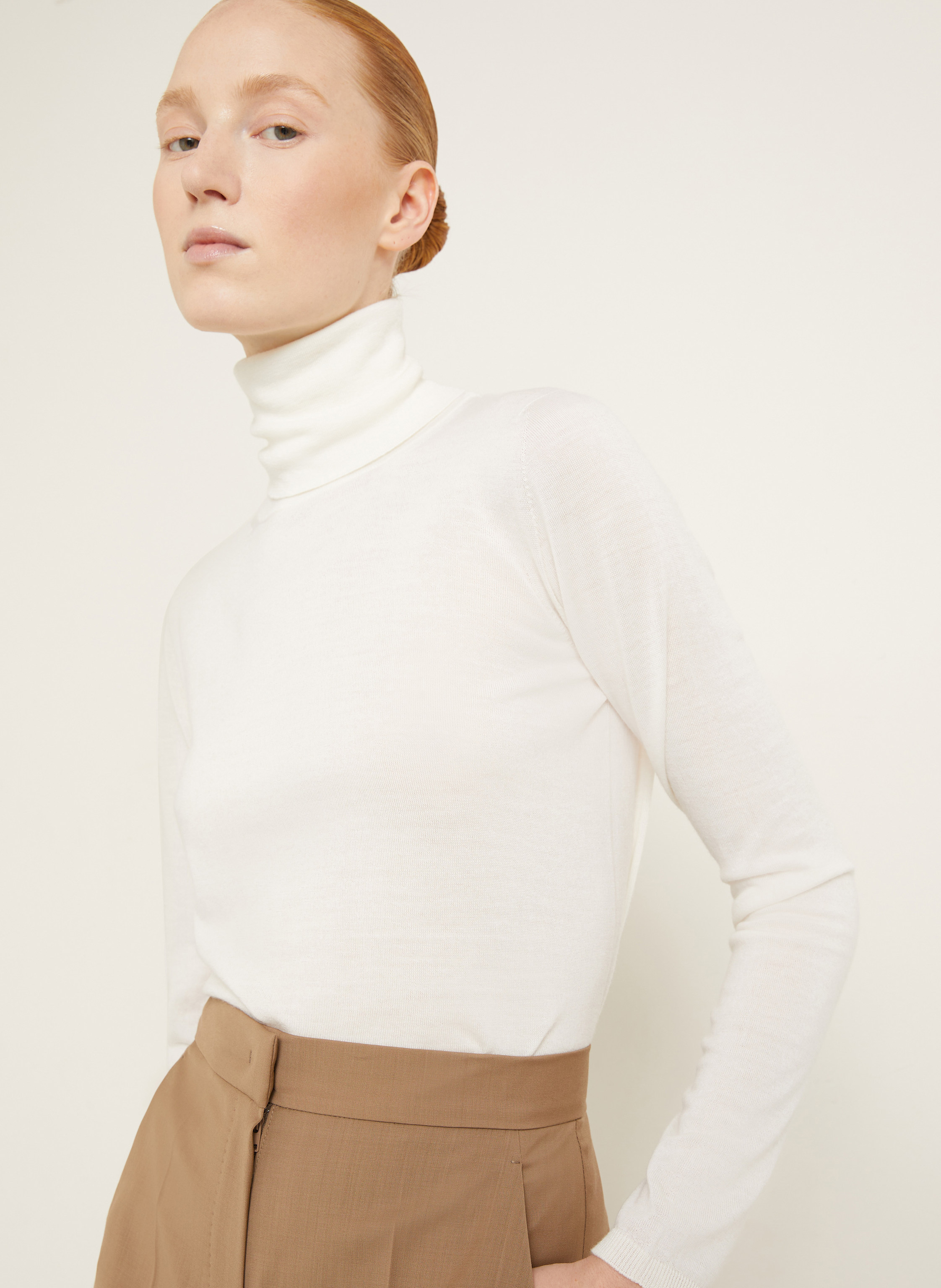 Thumbnail - Max Mara Pullover Saluto weiss