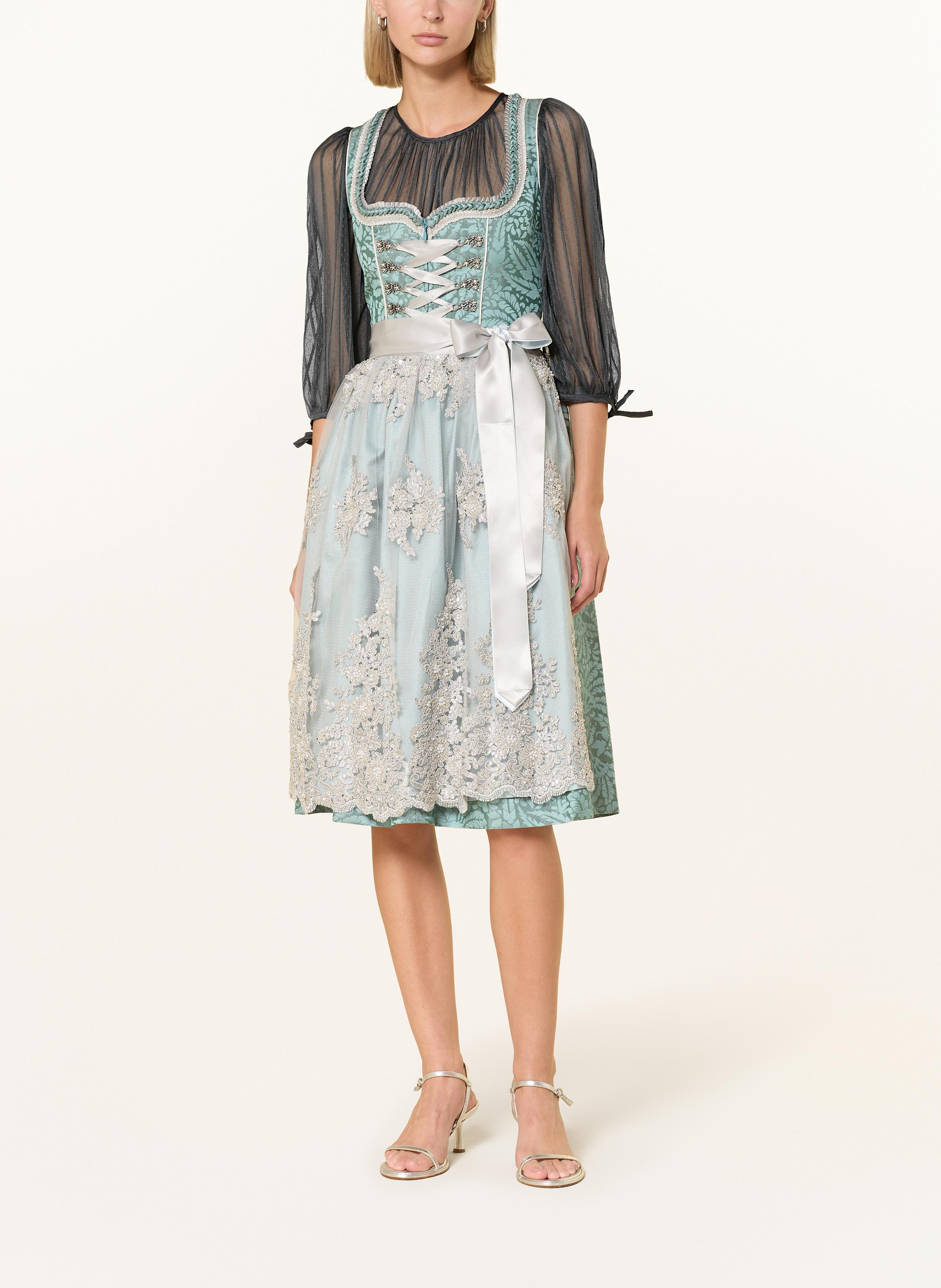 Thumbnail - Krüger Dirndlbluse Lauryna Aus Mesh grau