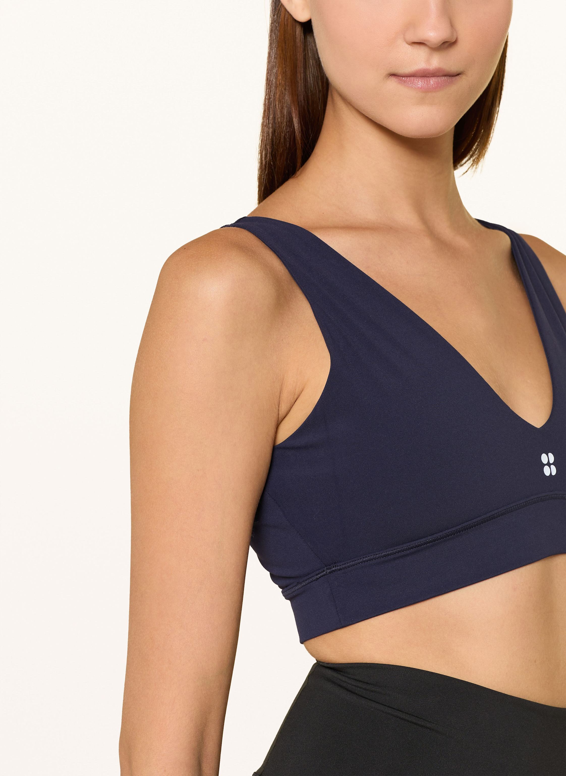 Thumbnail - Sweaty Betty Sport-Bh Ultimate Studio Voop blau