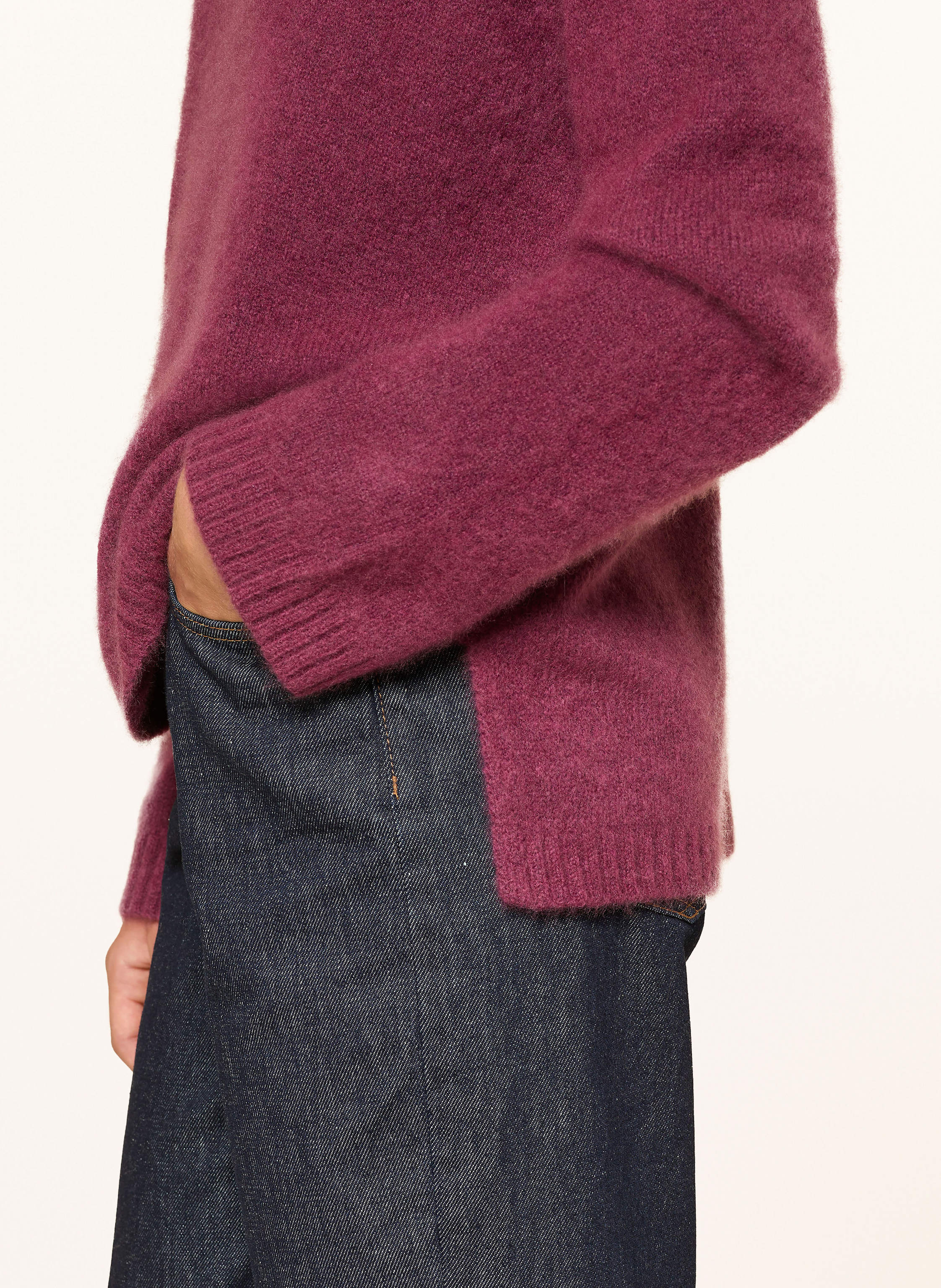Thumbnail - Hemisphere Pullover Mit Cashmere rot