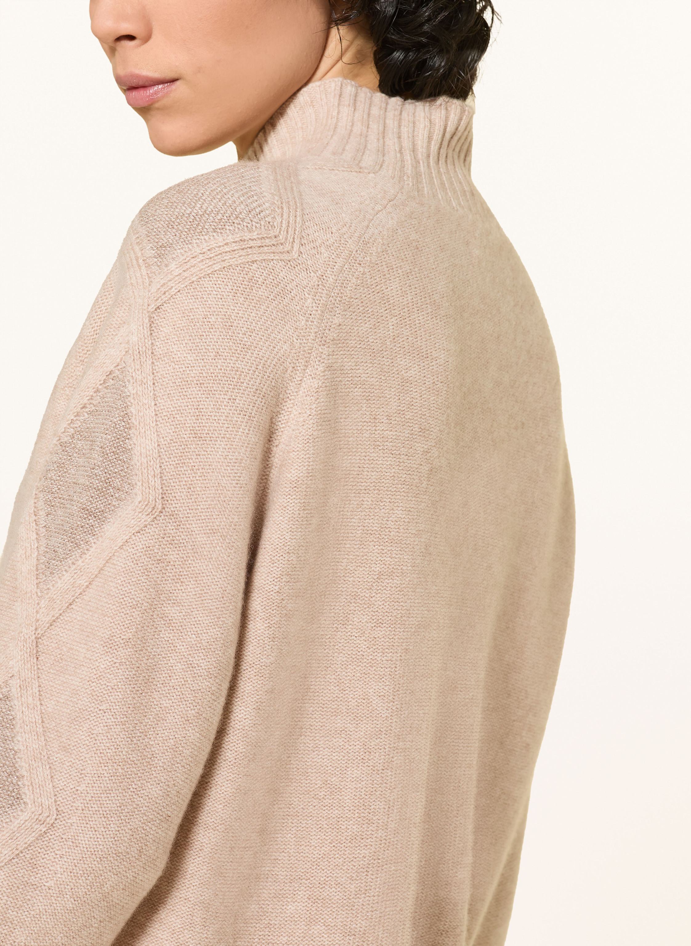 Thumbnail - Hemisphere Pullover Mit Glitzergarn beige