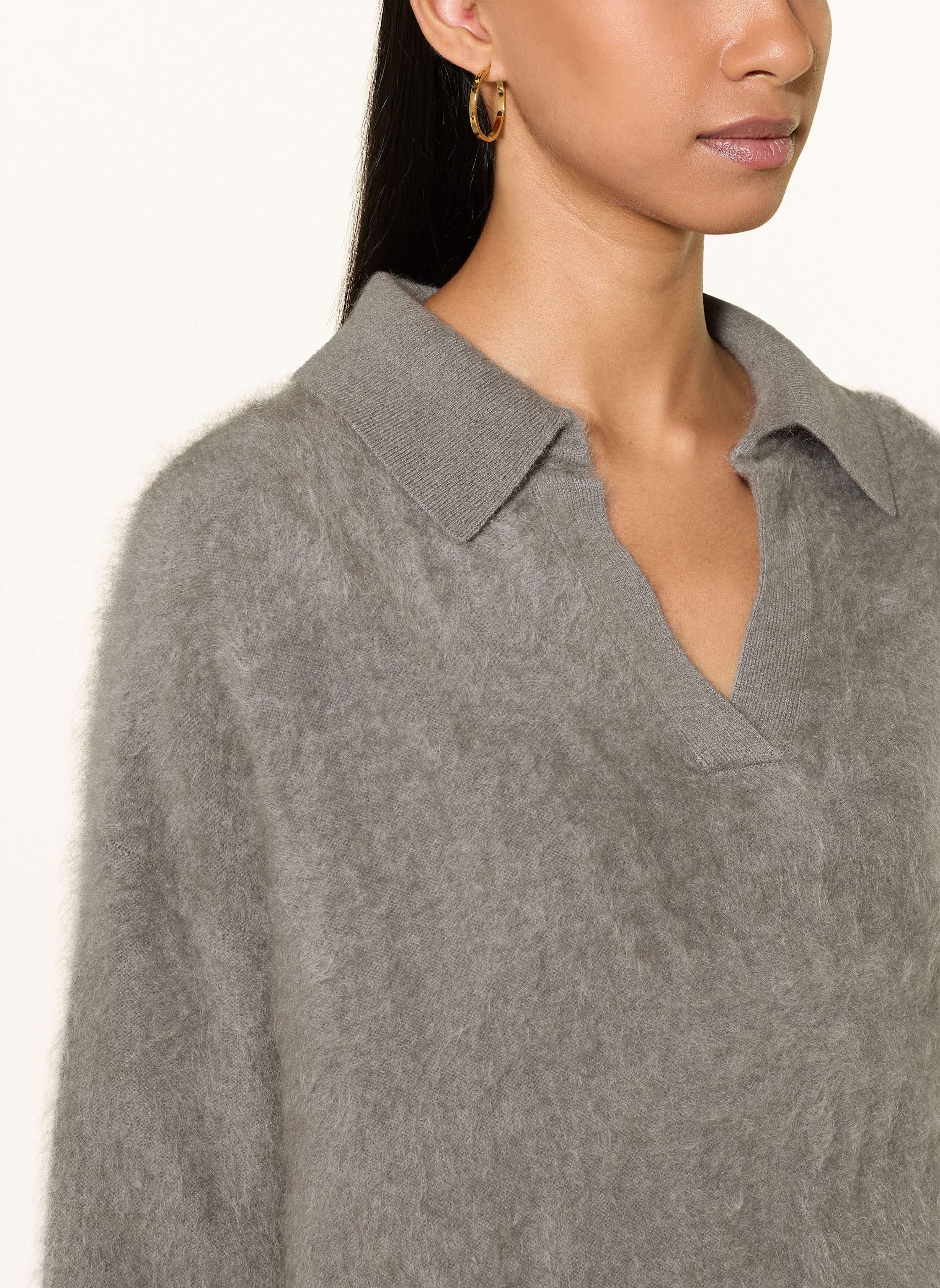 Thumbnail - Hemisphere Cashmere-Pullover grau