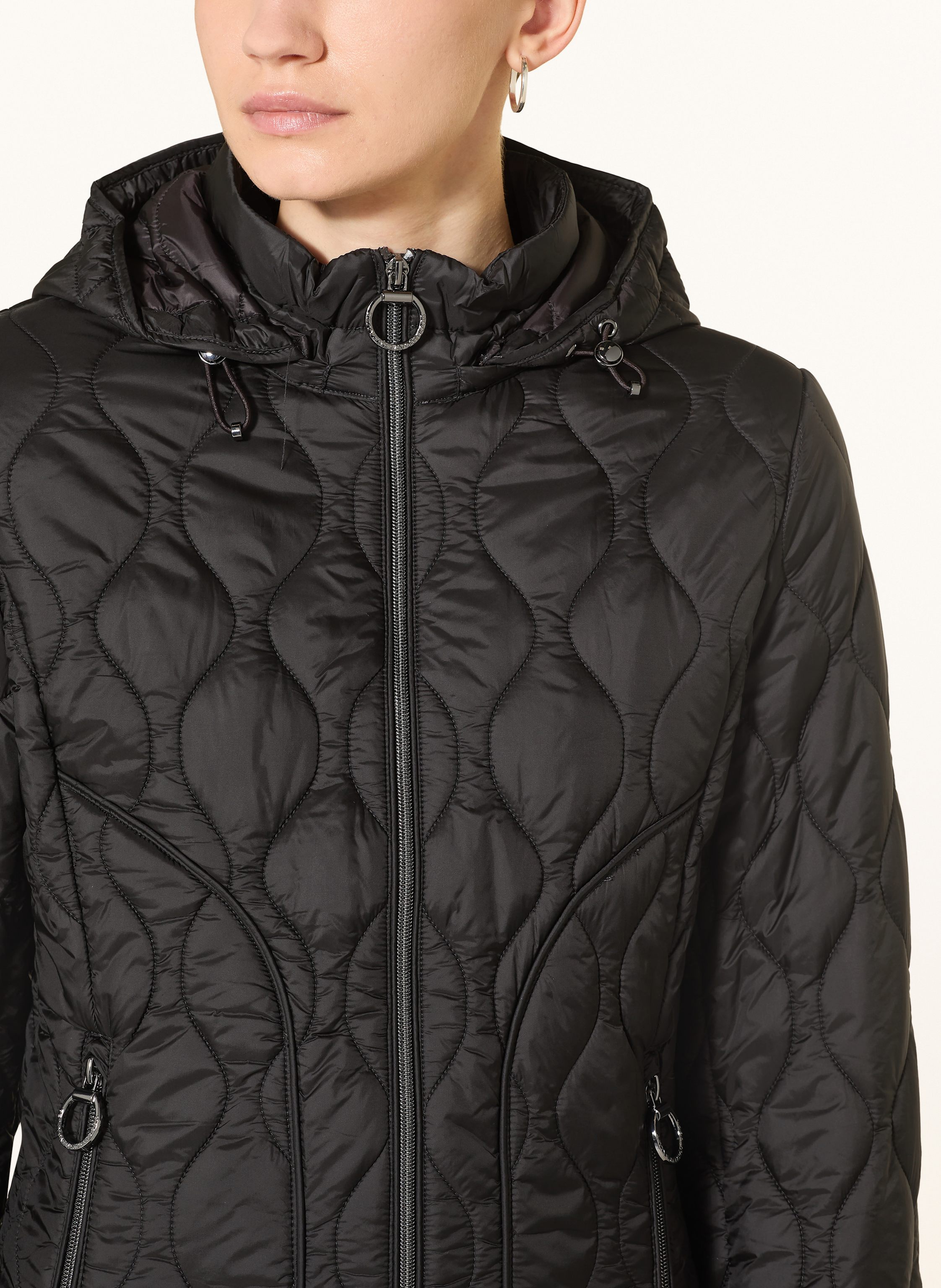 Thumbnail - Betty Barclay Steppmantel schwarz