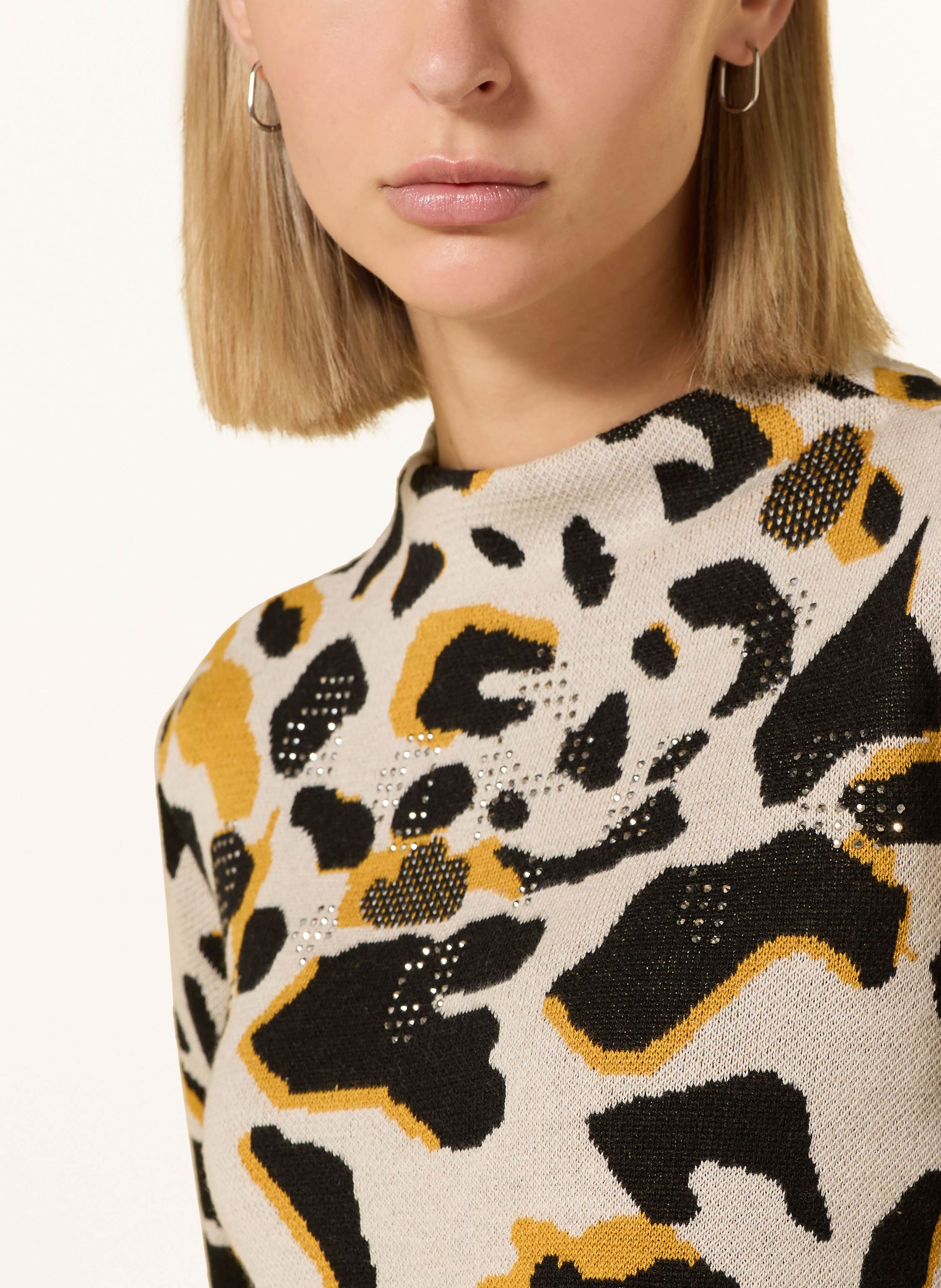 Thumbnail - Betty Barclay Pullover Mit Schmucksteinen schwarz