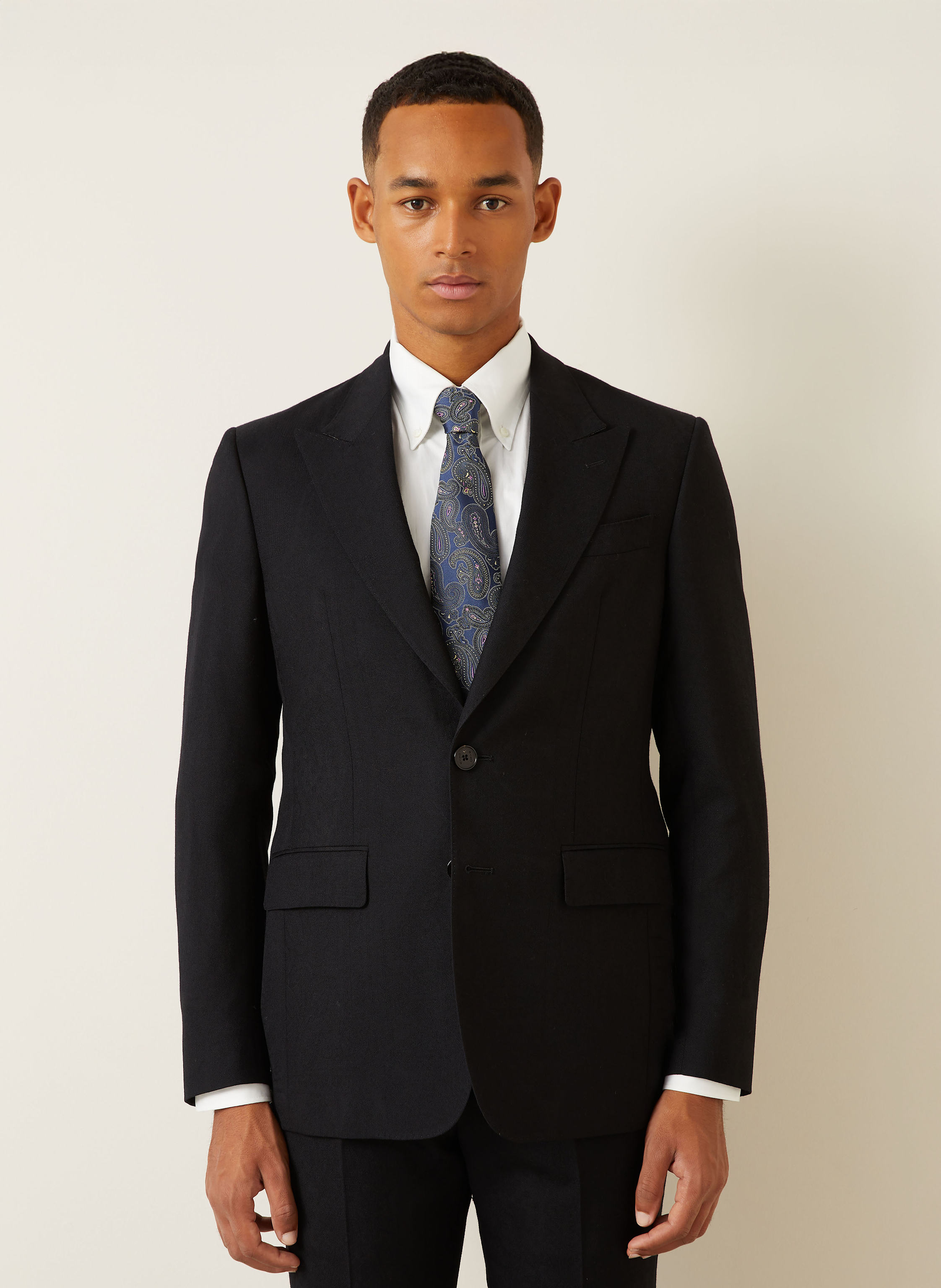 Thumbnail - Etro Anzug Slim Fit schwarz