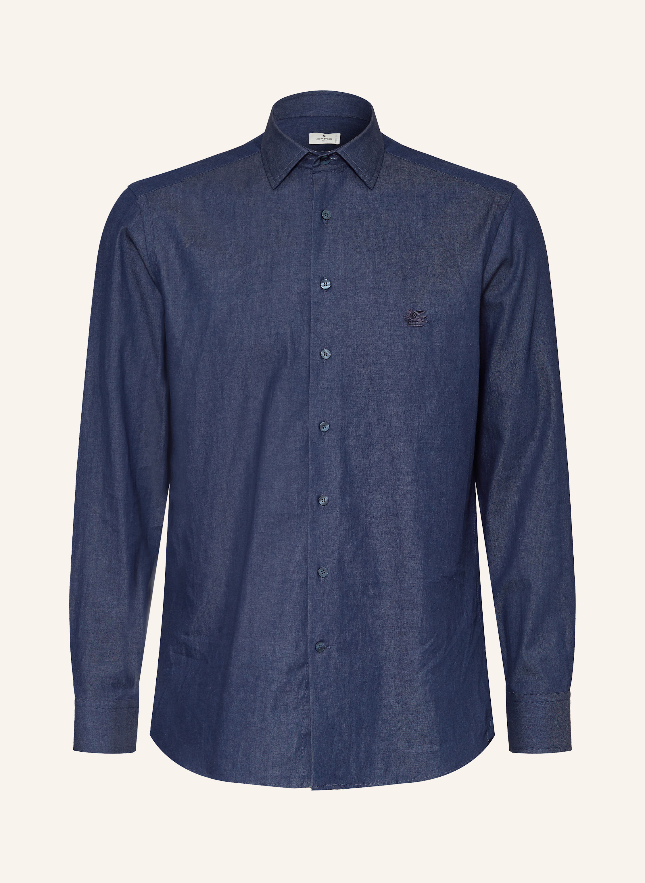 Etro Etro Hemd Regular Fit In Jeansoptik blau in X0880