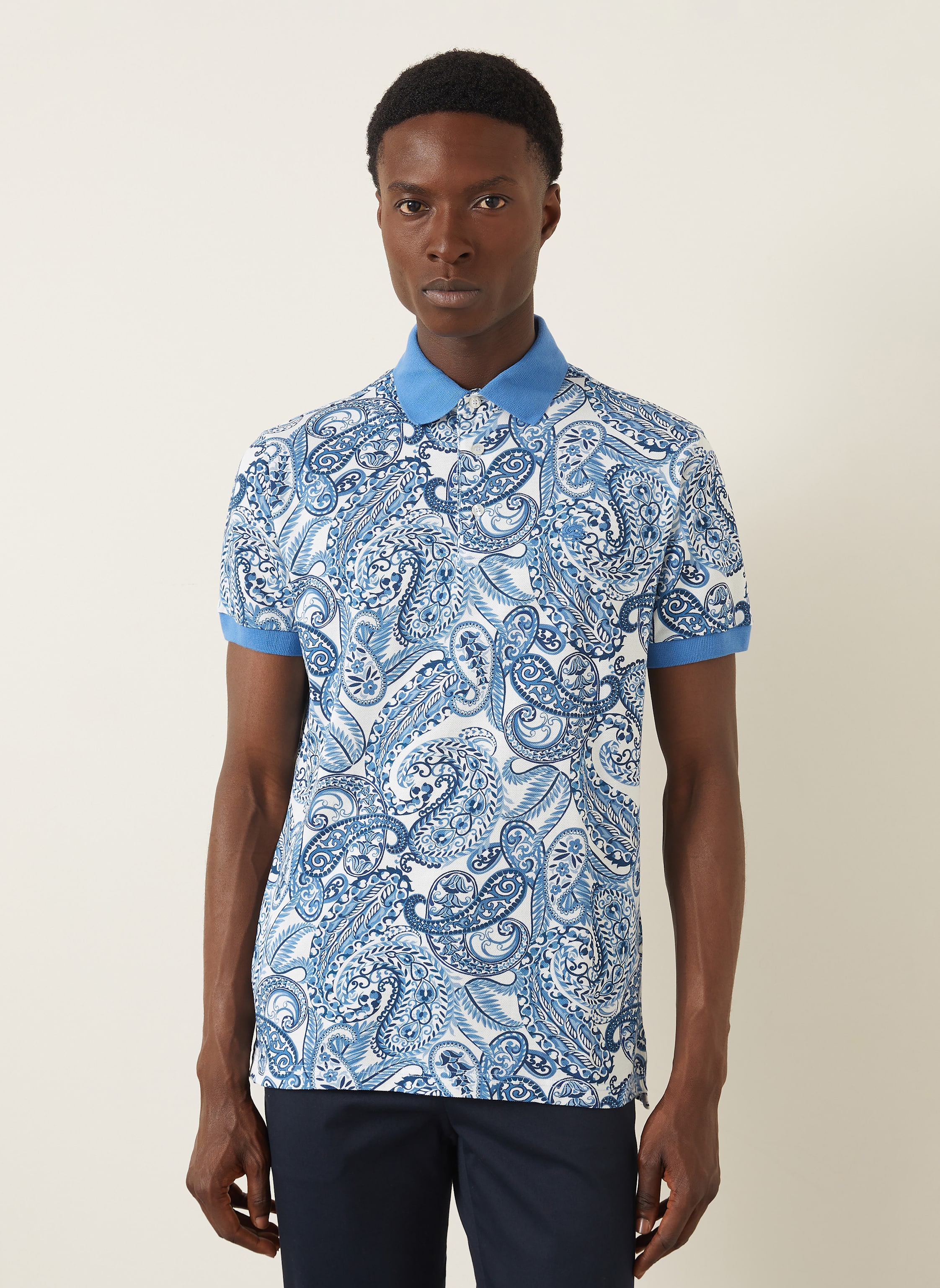 Thumbnail - Etro Piqué-Poloshirt Regular Fit blau