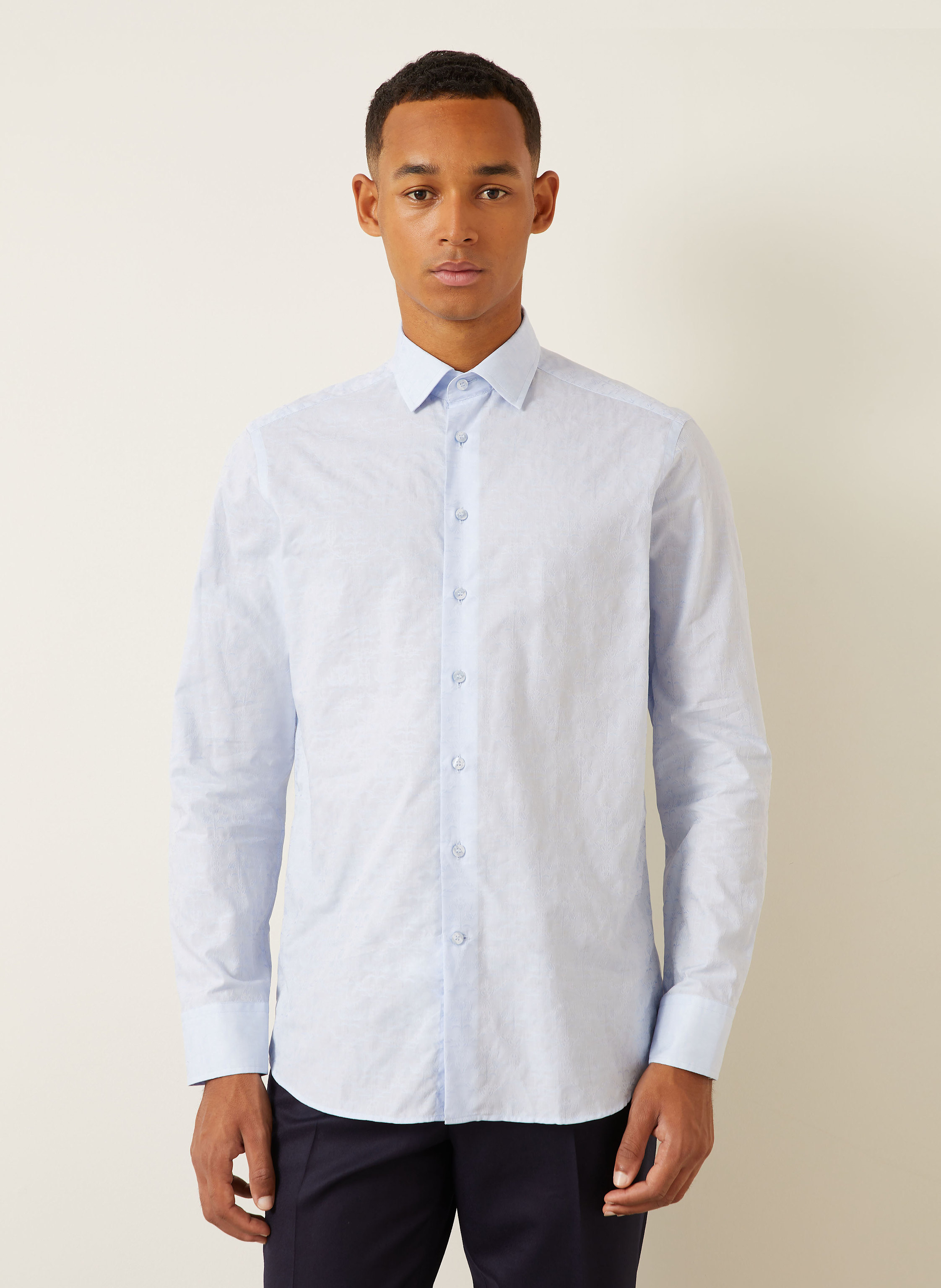 Thumbnail - Etro Hemd Regular Fit blau