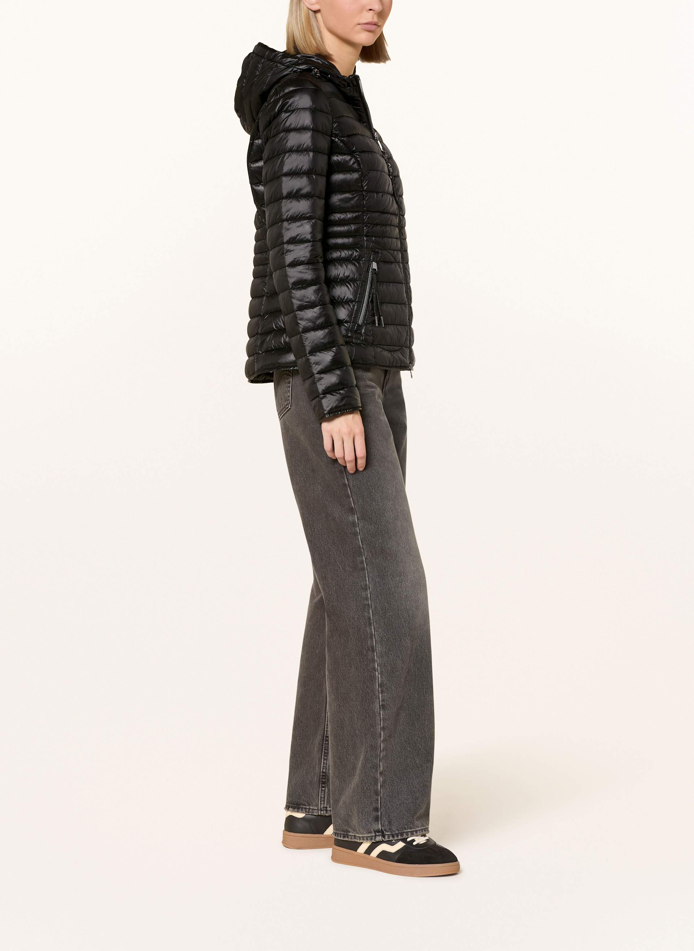 Thumbnail - Cartoon Steppjacke schwarz