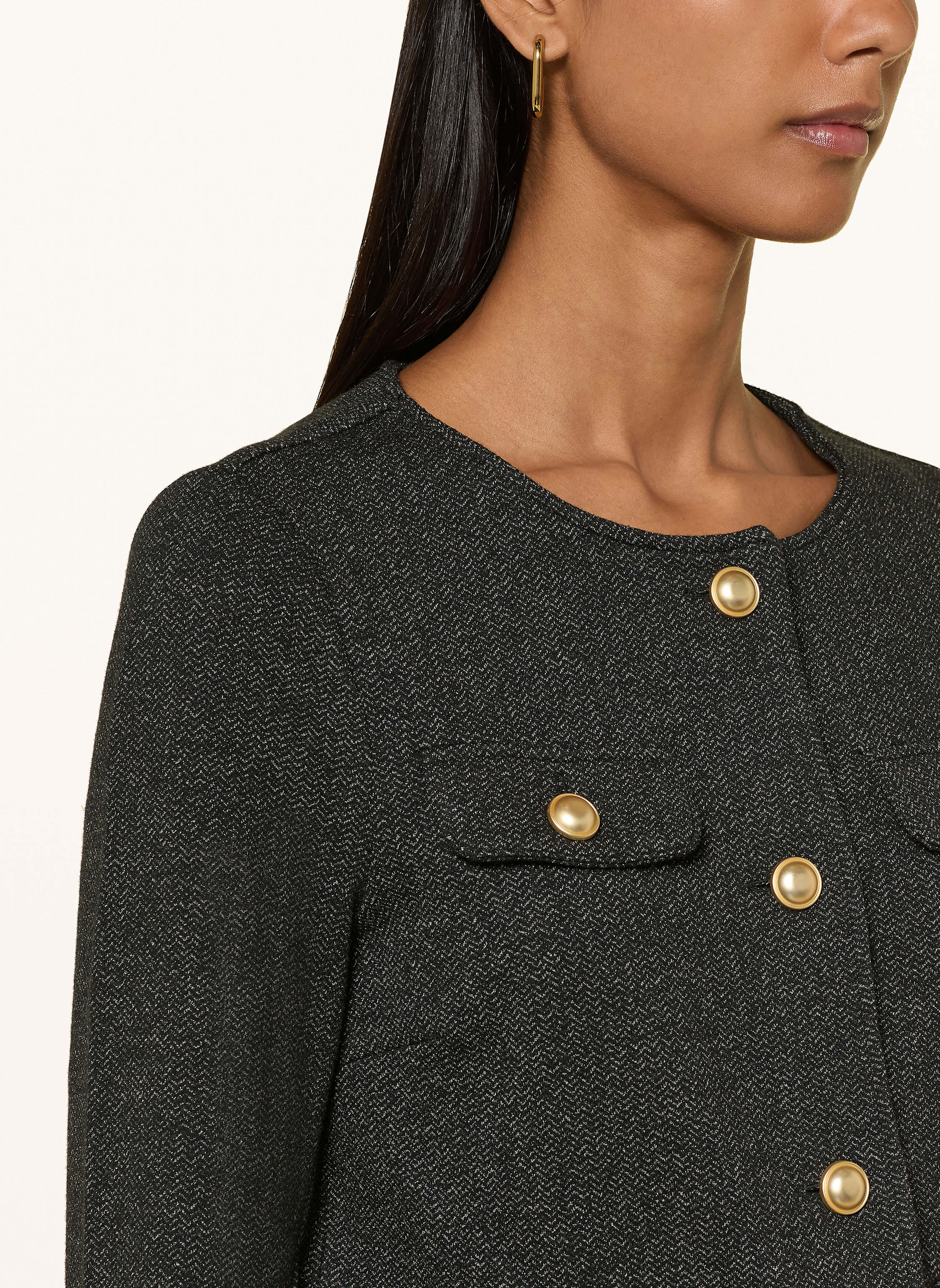 Thumbnail - Cartoon Kastenjacke Aus Jersey schwarz