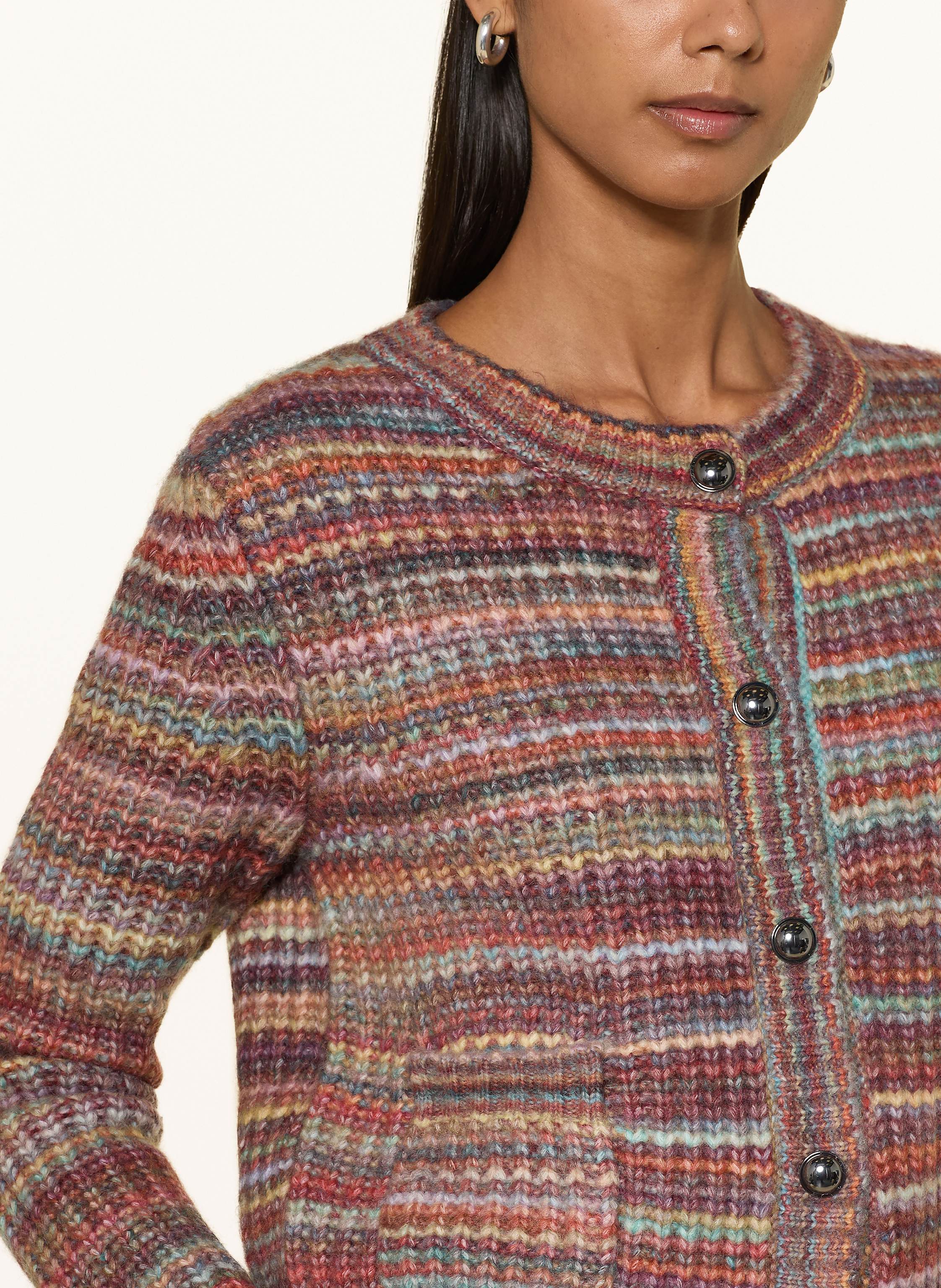 Thumbnail - Cartoon Strickjacke pink