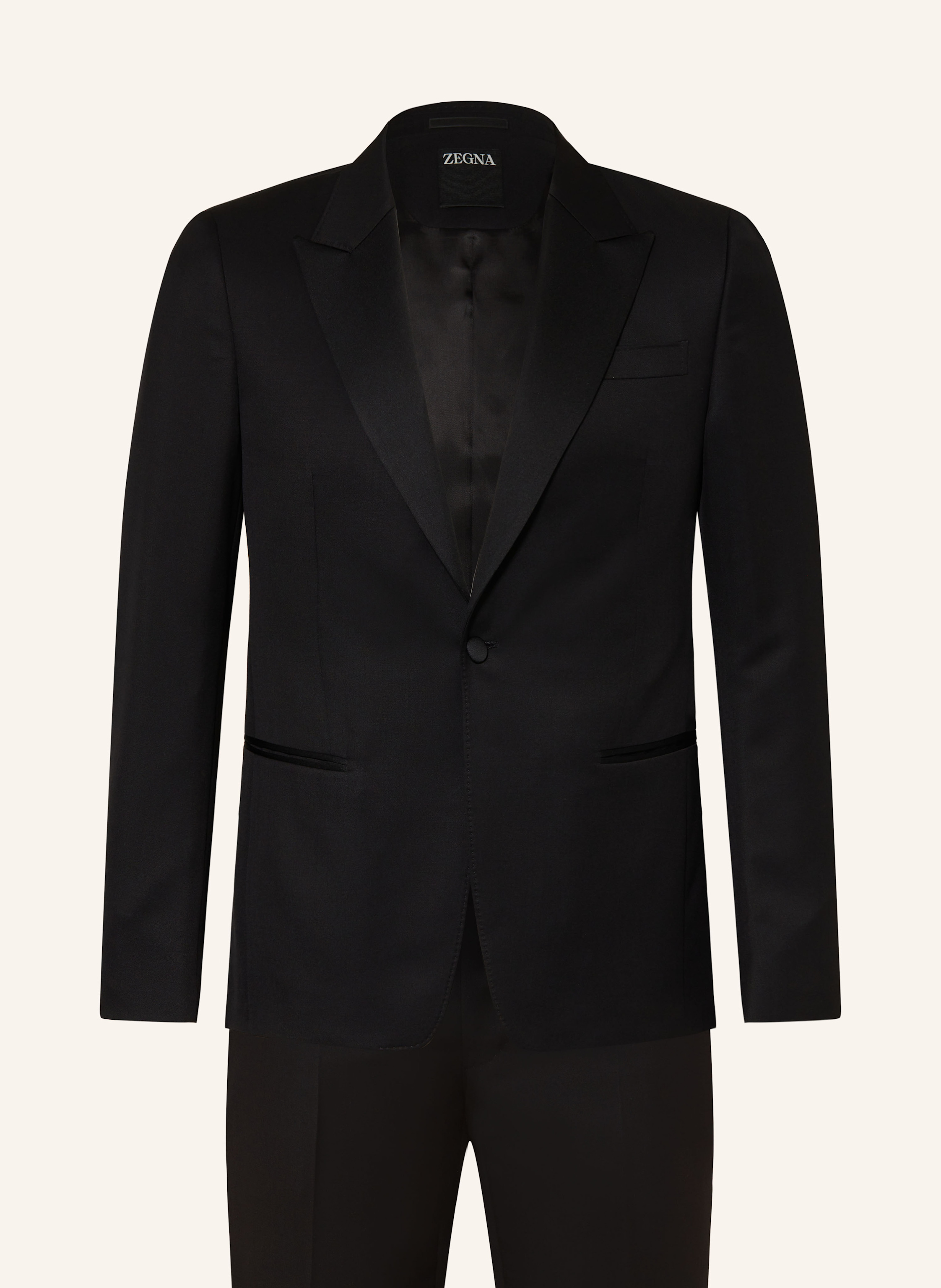 Zegna Zegna Anzug Tailored Fit schwarz in 776 BLACK