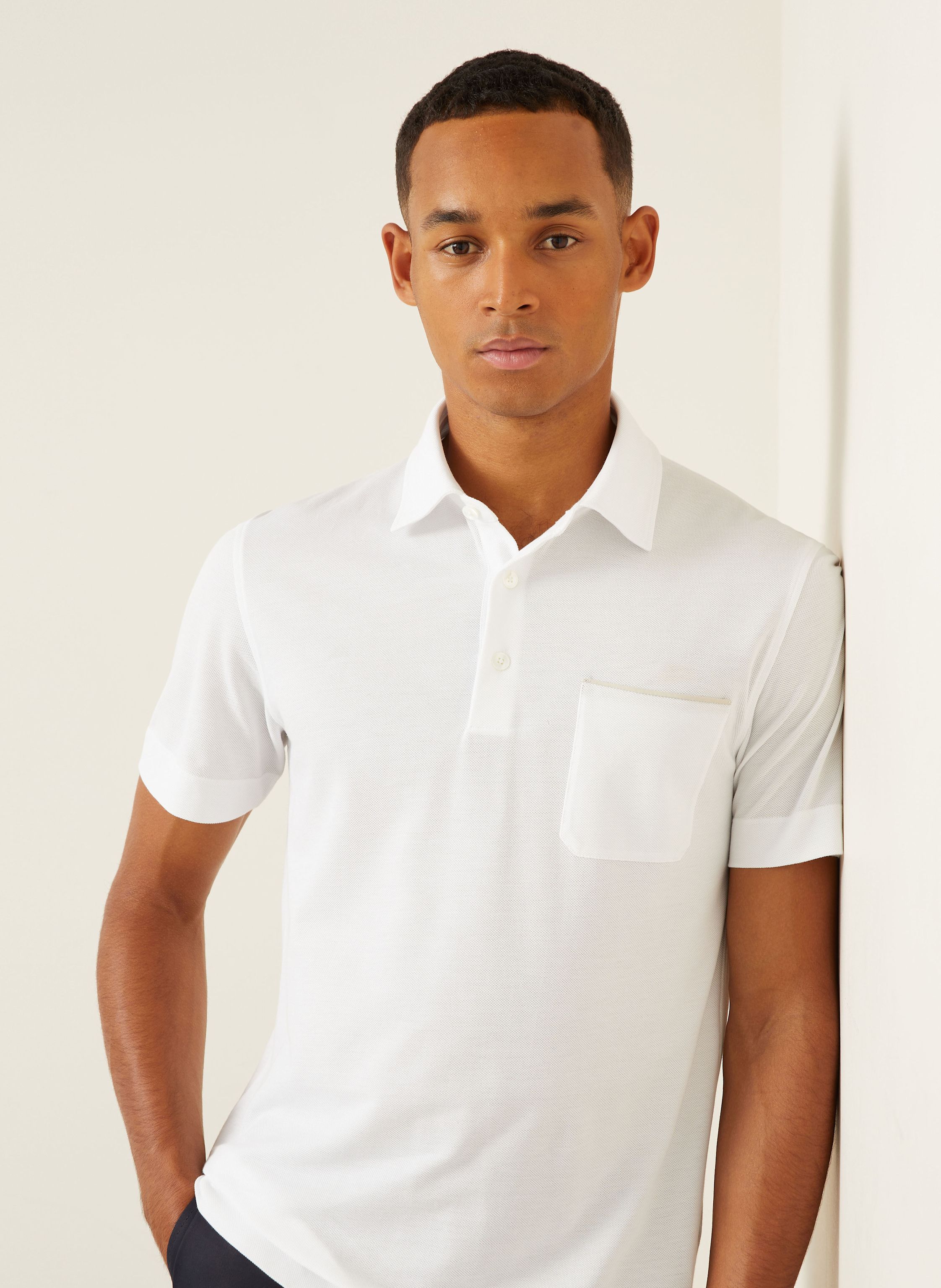 Thumbnail - Zegna Pique-Poloshirt weiss
