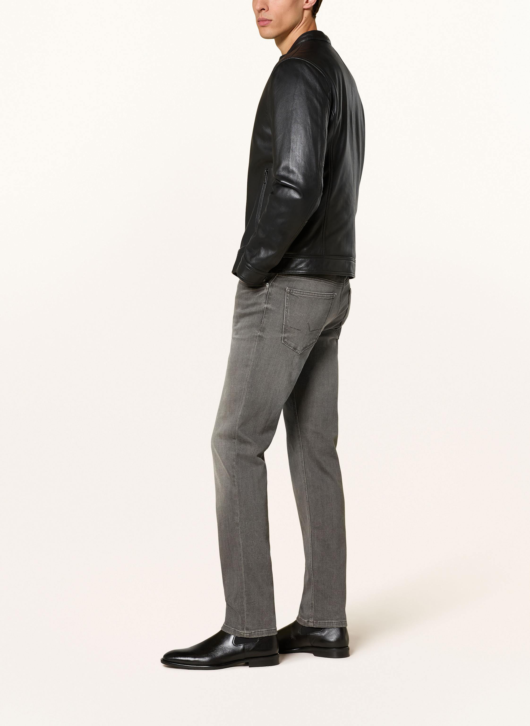 Thumbnail - Alberto Jeans Pipe Regular Fit grau