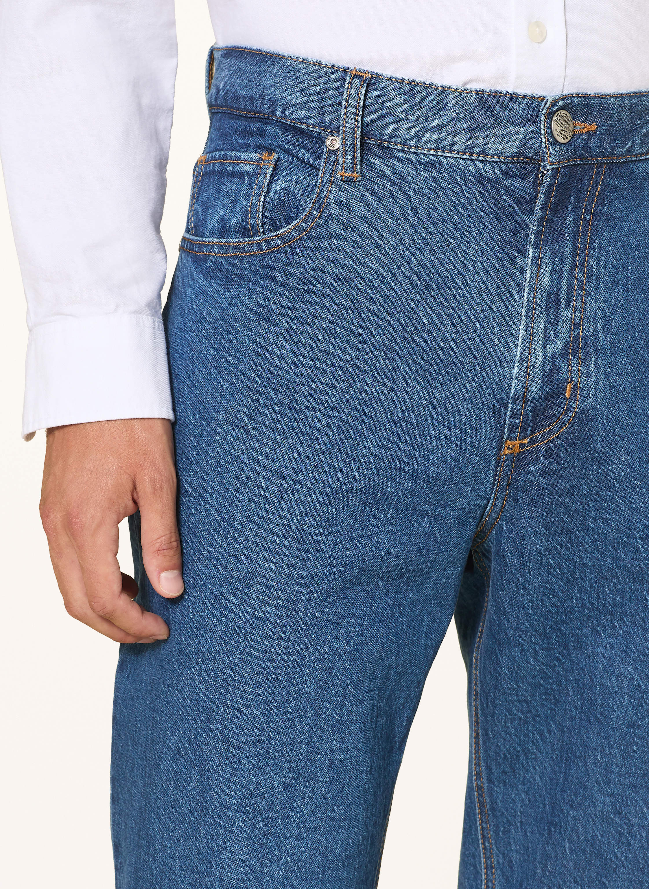 Thumbnail - Alberto Jeans Jive Wide Fit blau