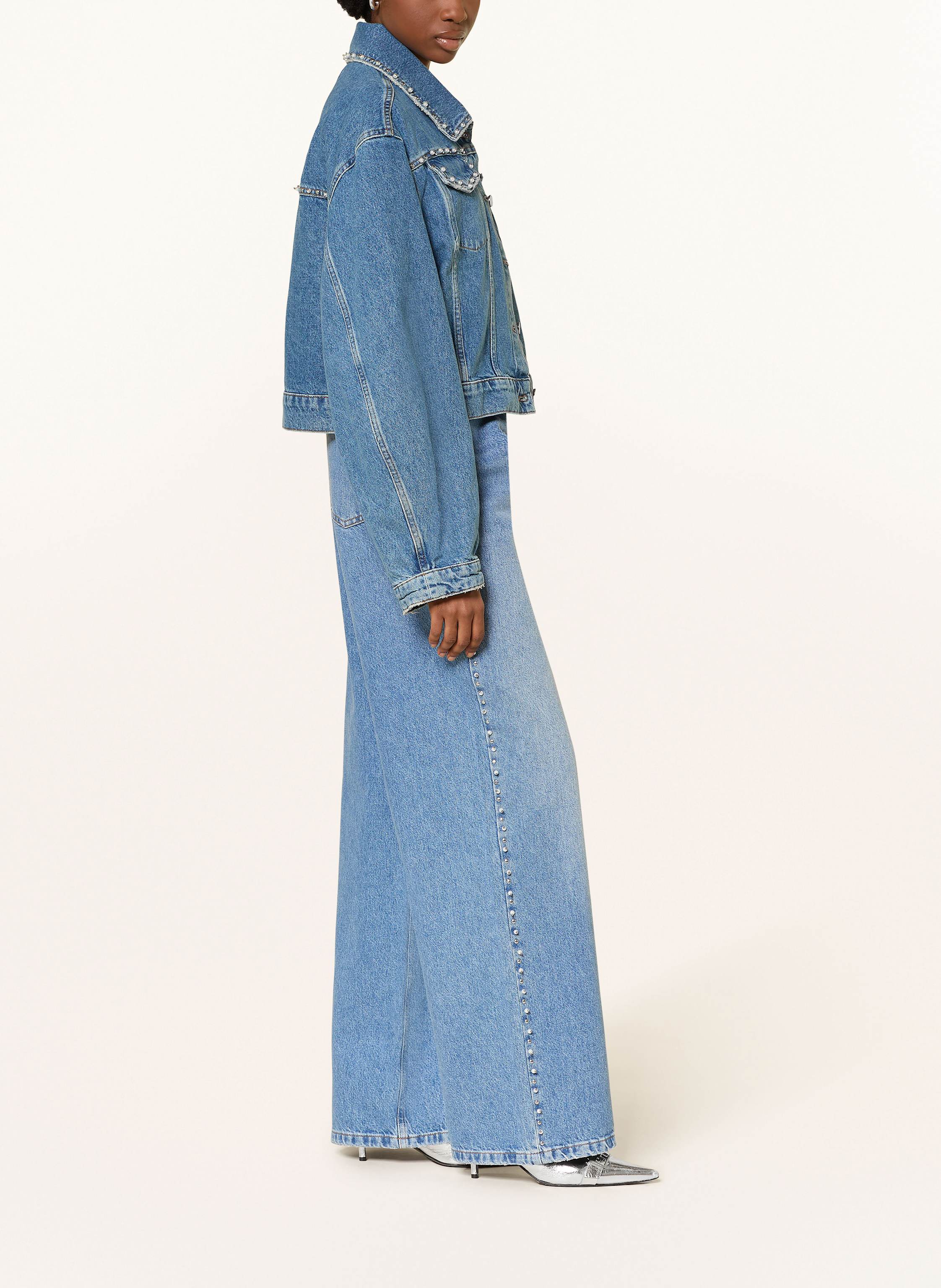 Thumbnail - Essentiel Antwerp Straight Jeans Interesting Mit Nieten blau