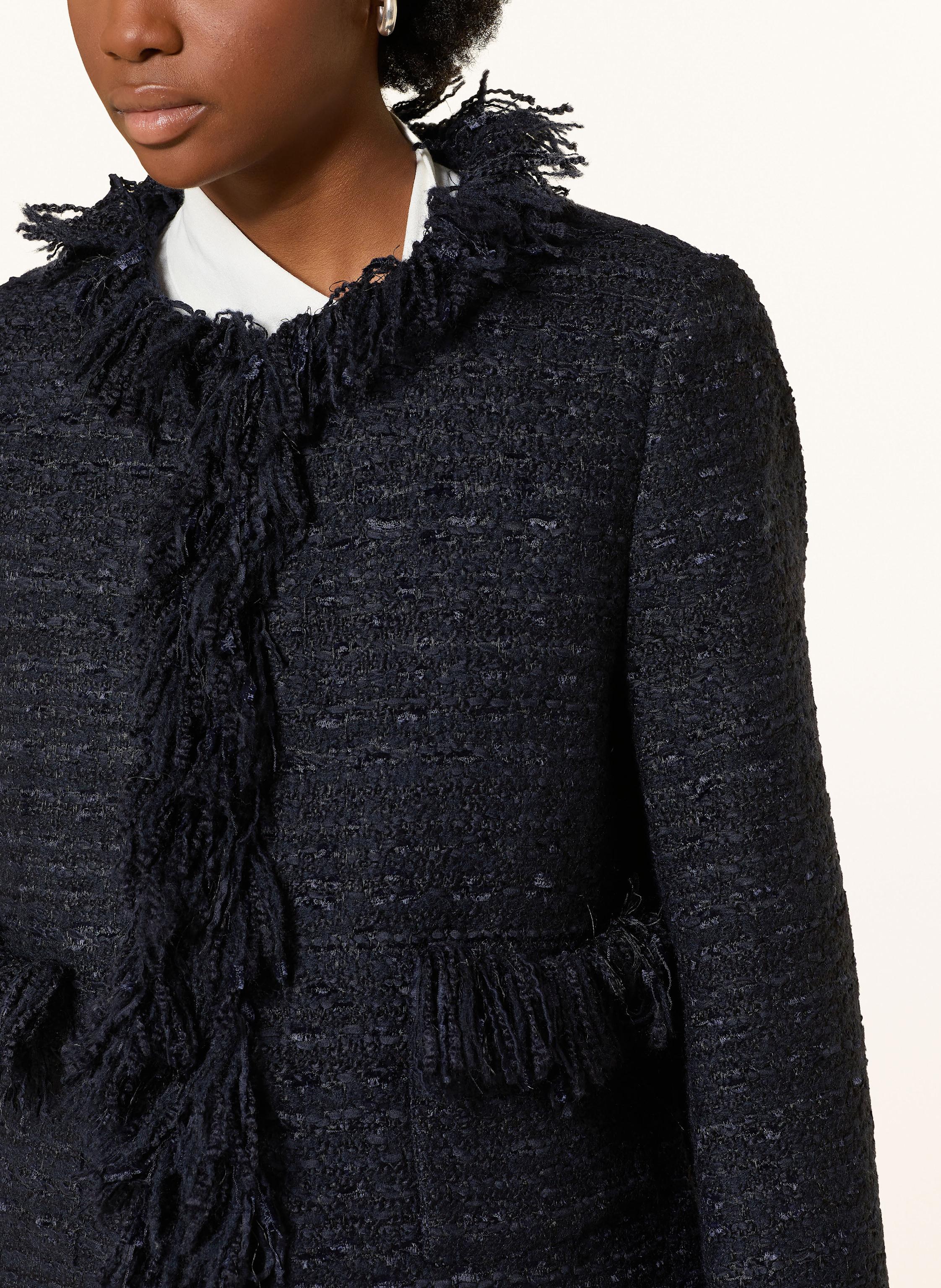 Thumbnail - Essentiel Antwerp Bouclé-Jacke Iskra blau