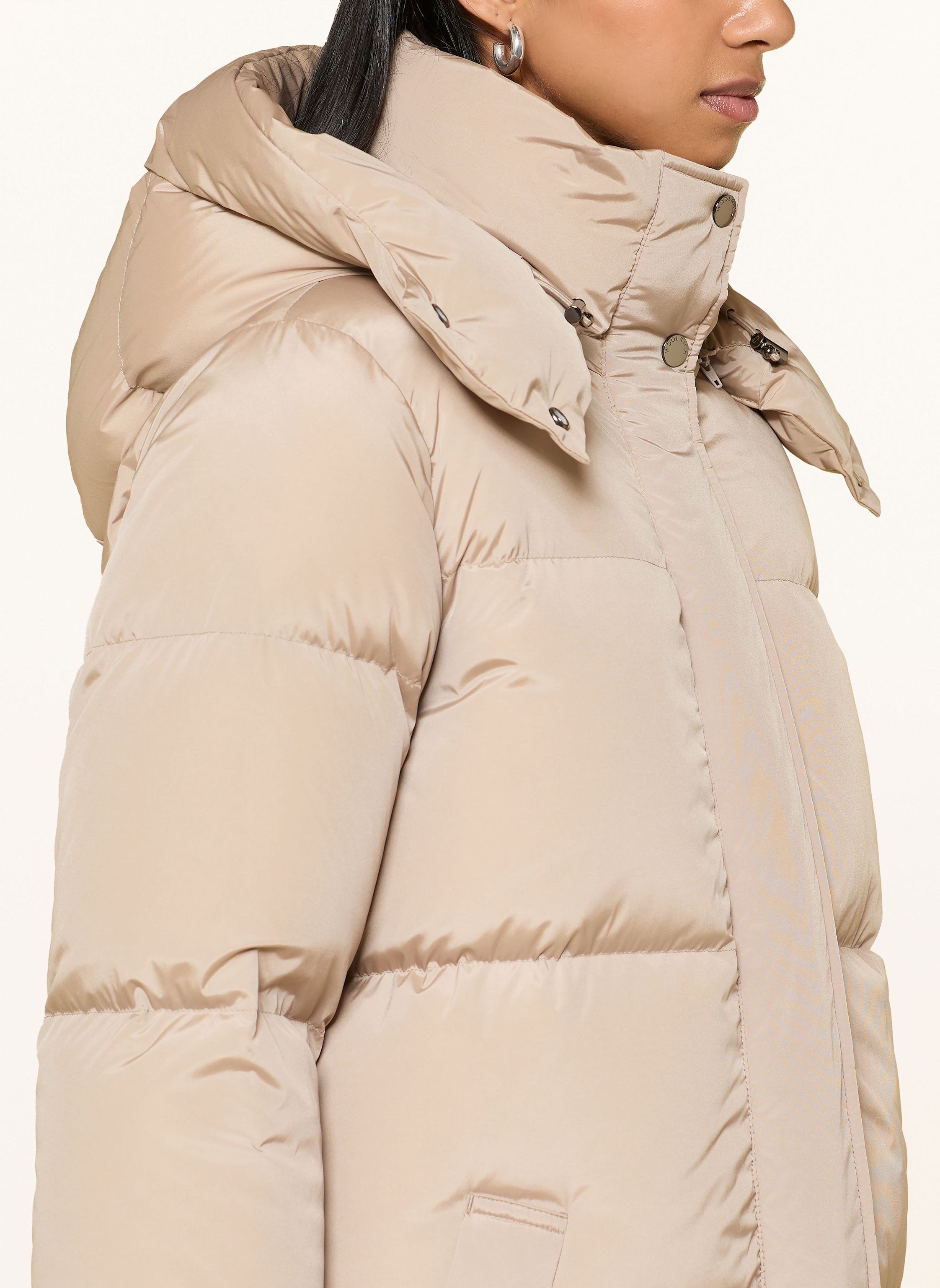 Thumbnail - Woolrich Daunenmantel Kelly beige