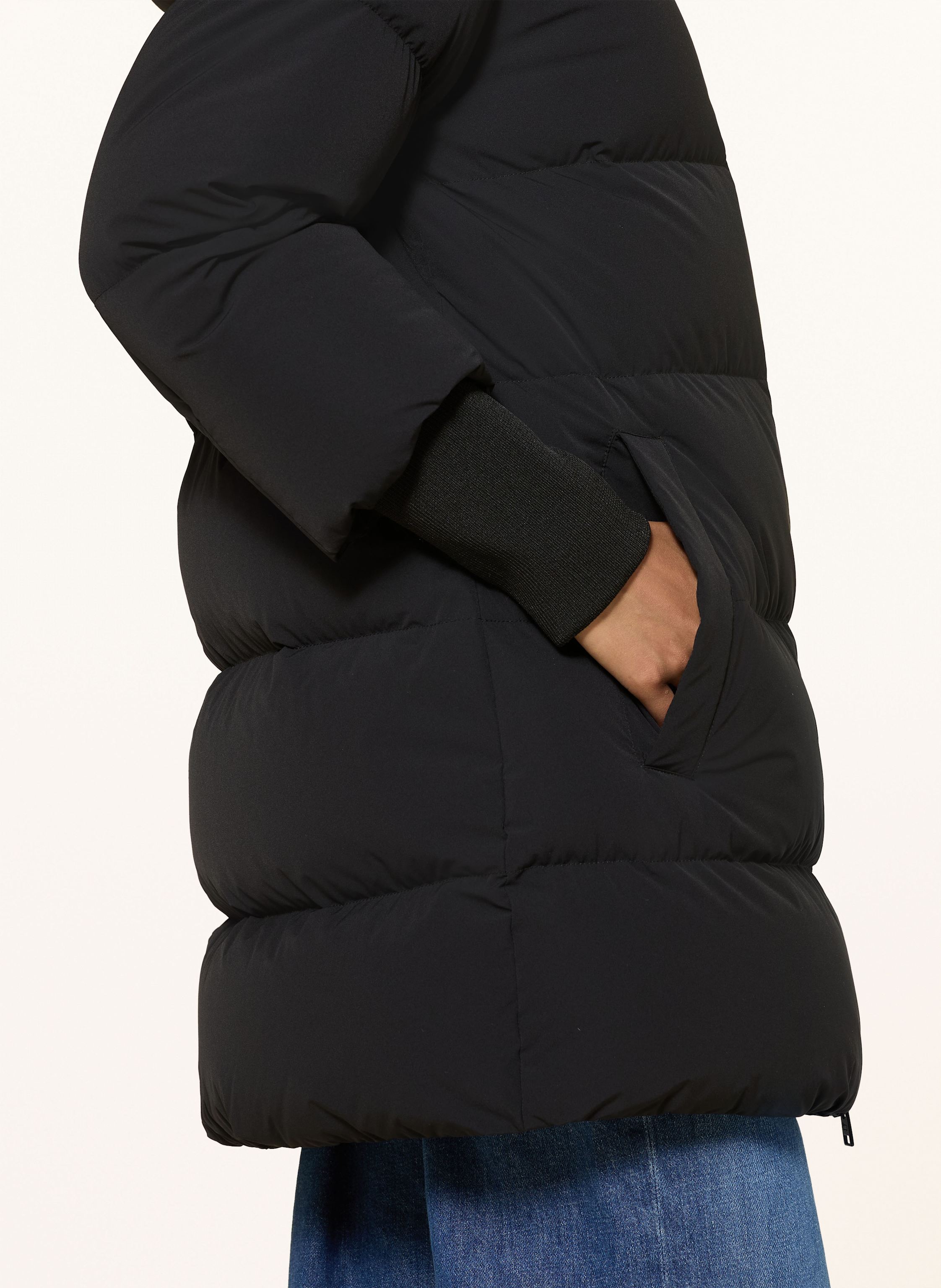 Thumbnail - Woolrich Daunenmantel schwarz