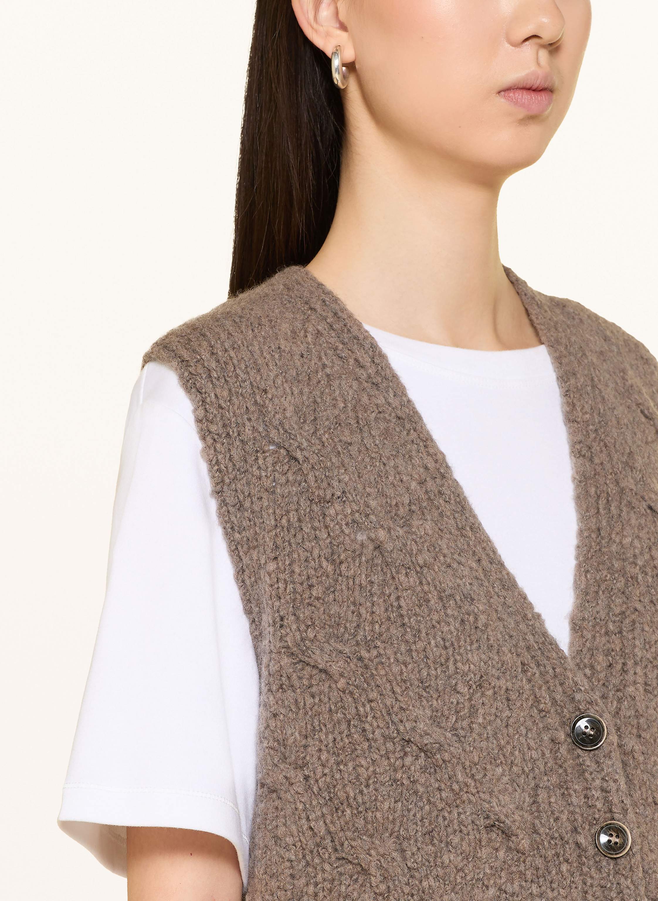Thumbnail - Cinque Strickweste Cisarana beige
