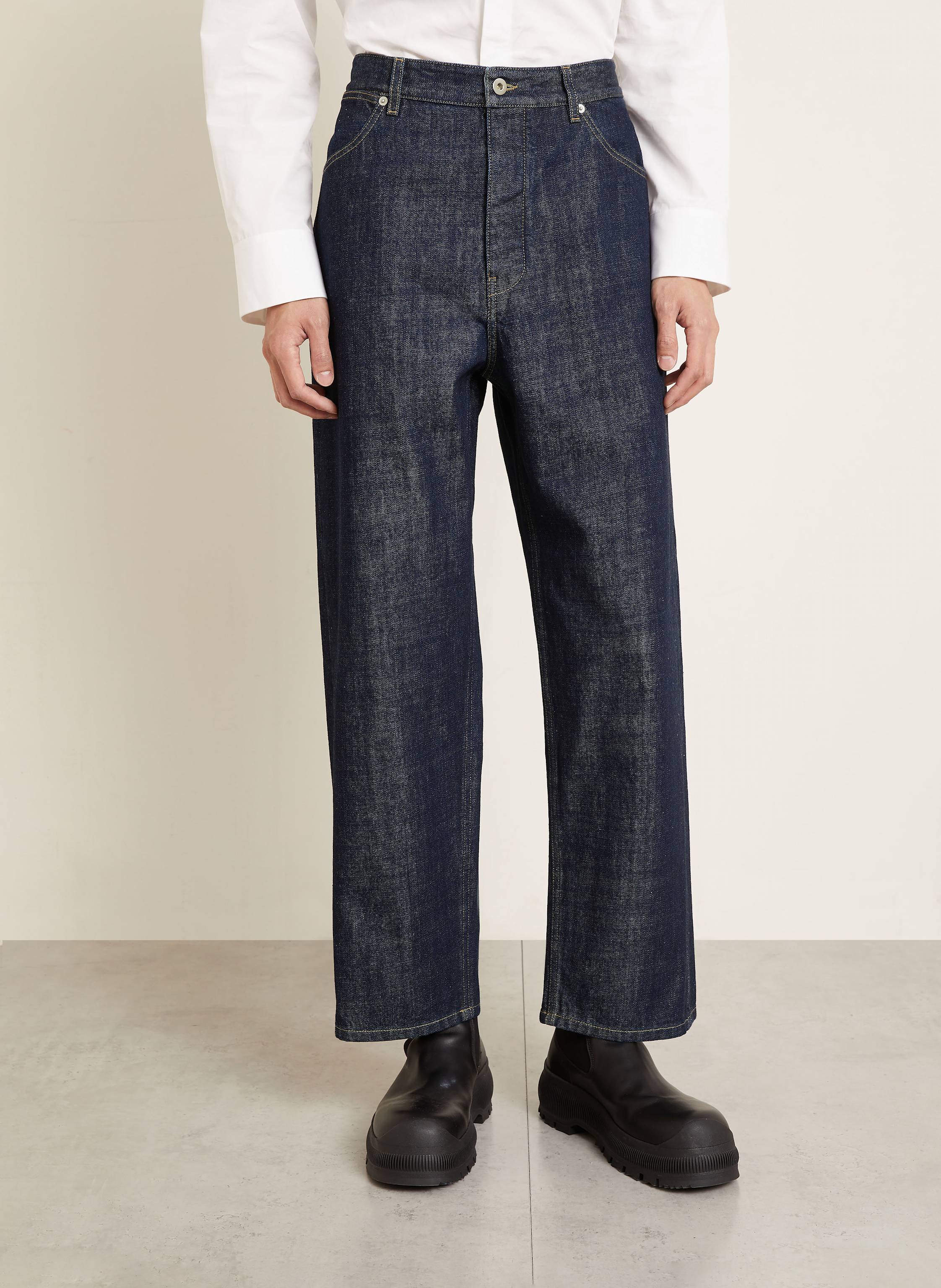 Thumbnail - Jil Sander Jeans Loose Fit blau
