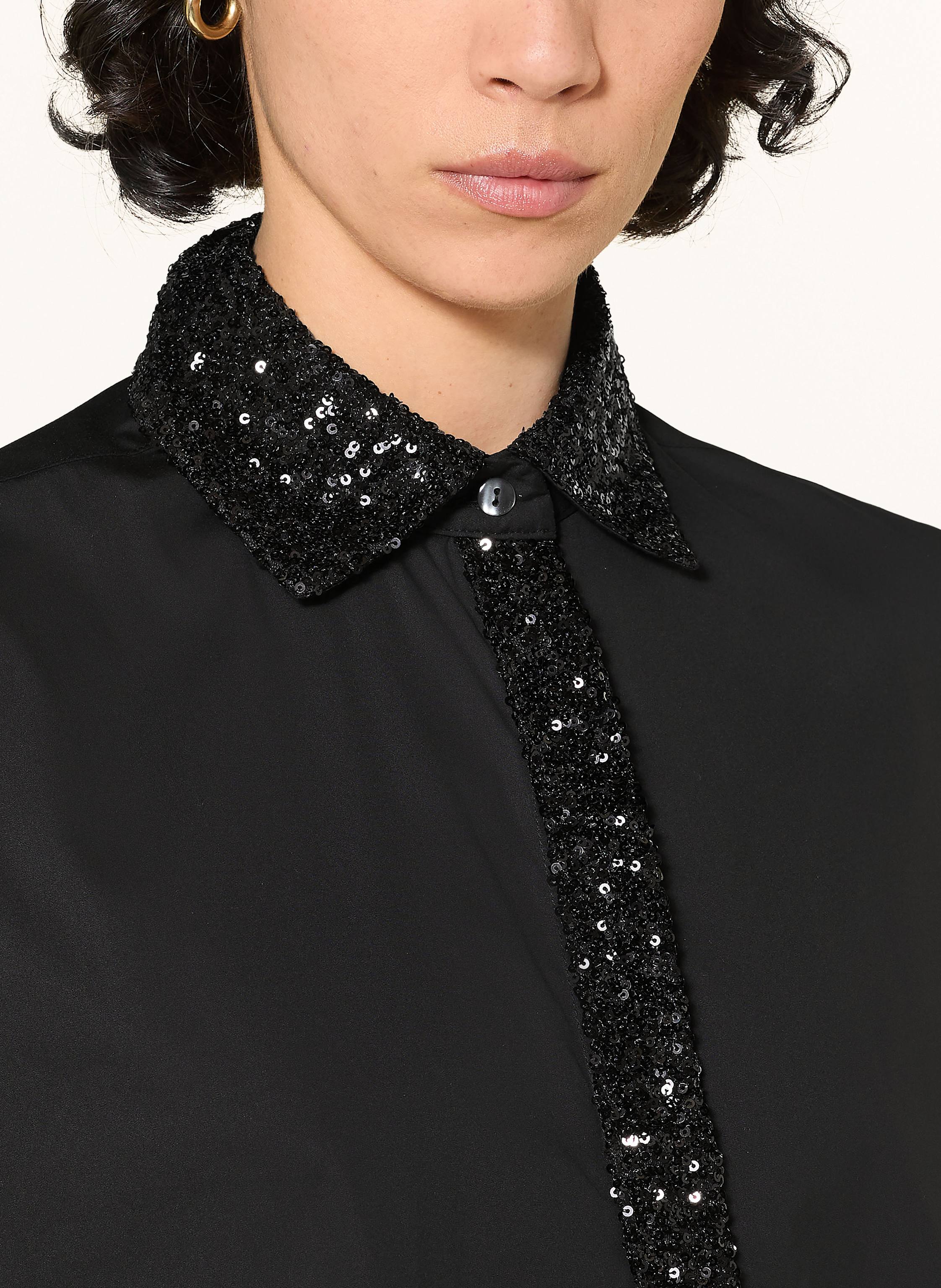 Thumbnail - Lilienfels Hemdbluse Mit Pailletten schwarz