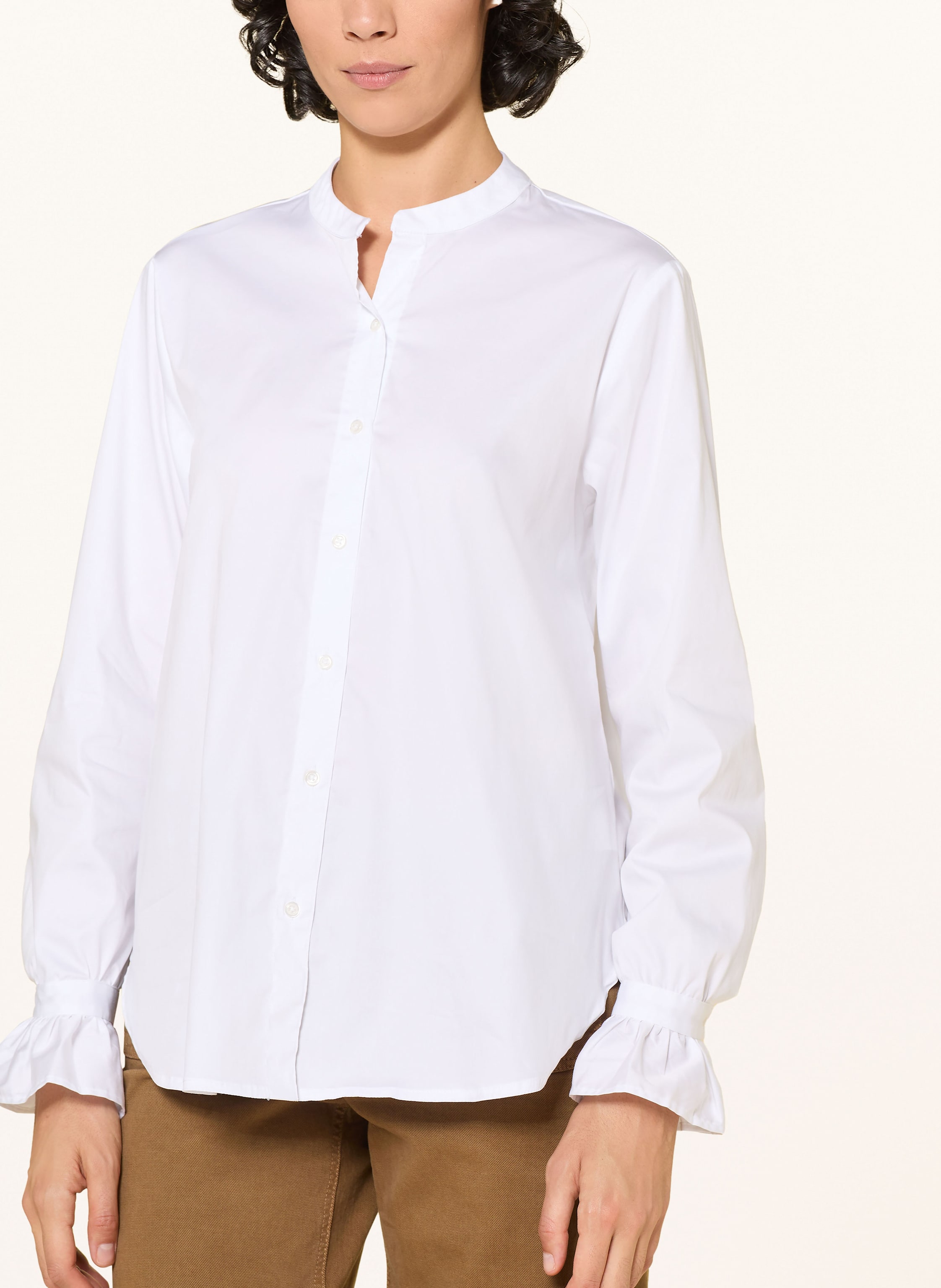 Thumbnail - Lilienfels Bluse Mit Rüschen weiss