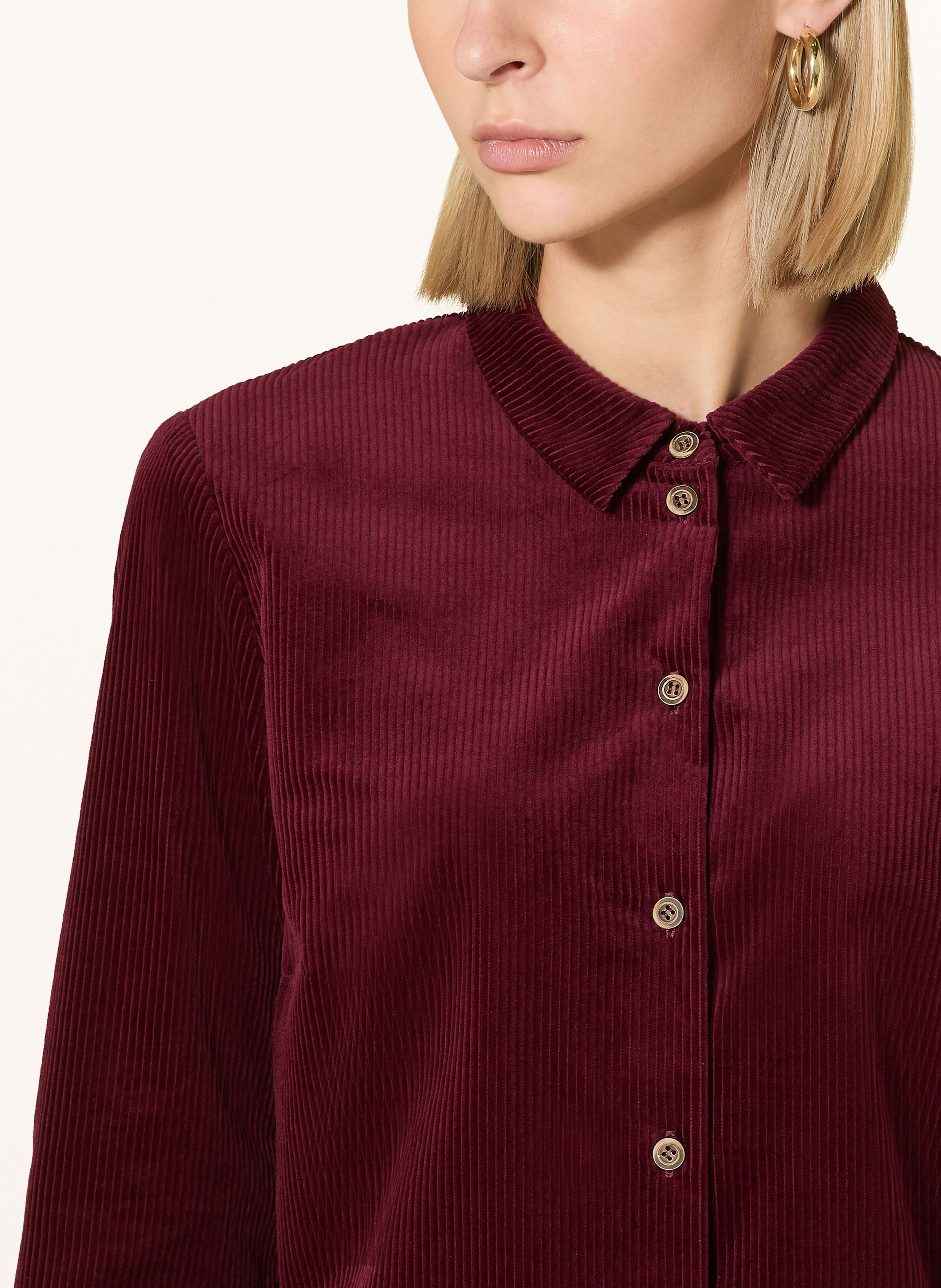 Thumbnail - Grasegger Hemdbluse Evelin Aus Cord rot