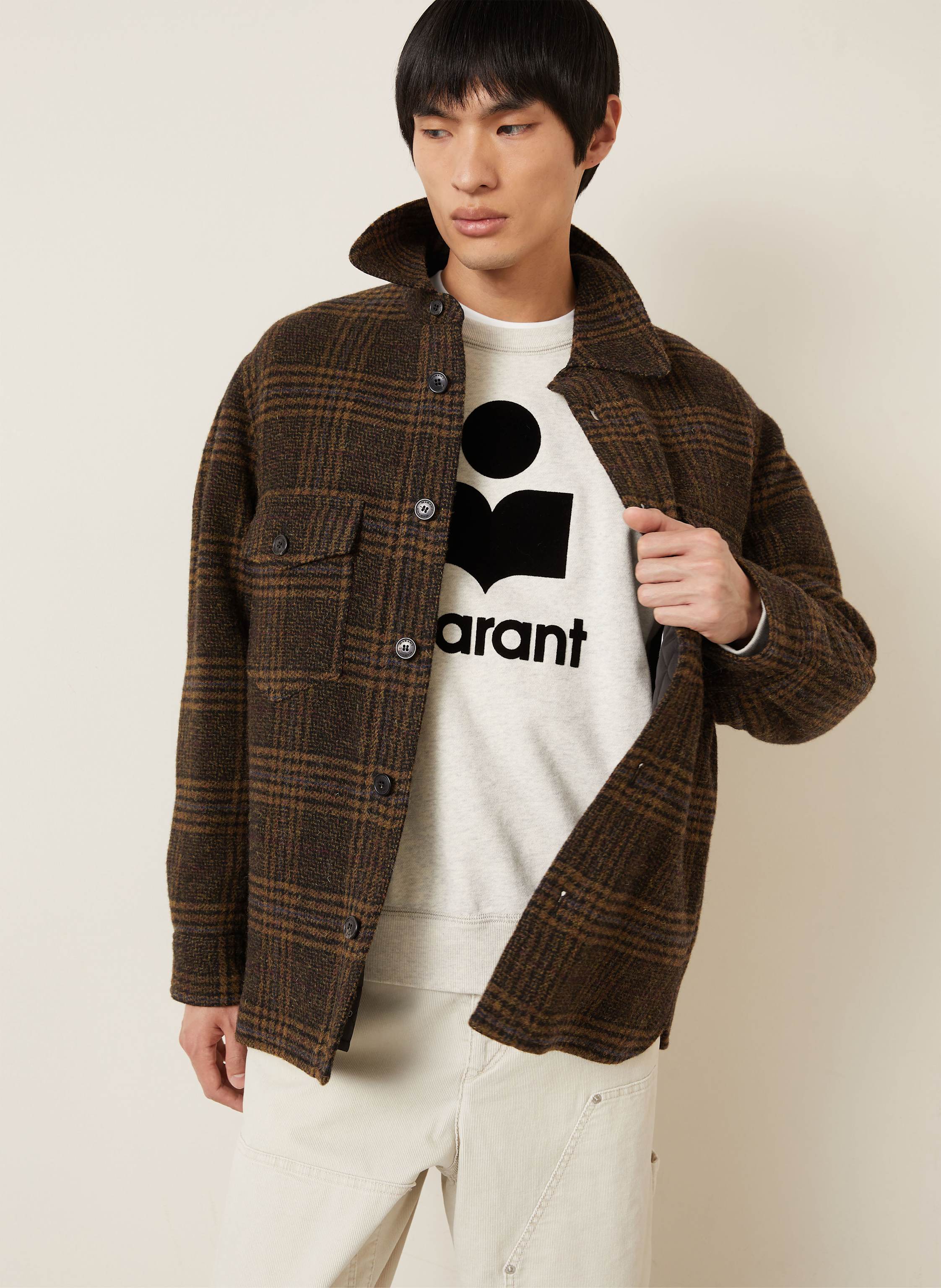 Thumbnail - Isabel Marant Overjacket Kervey braun