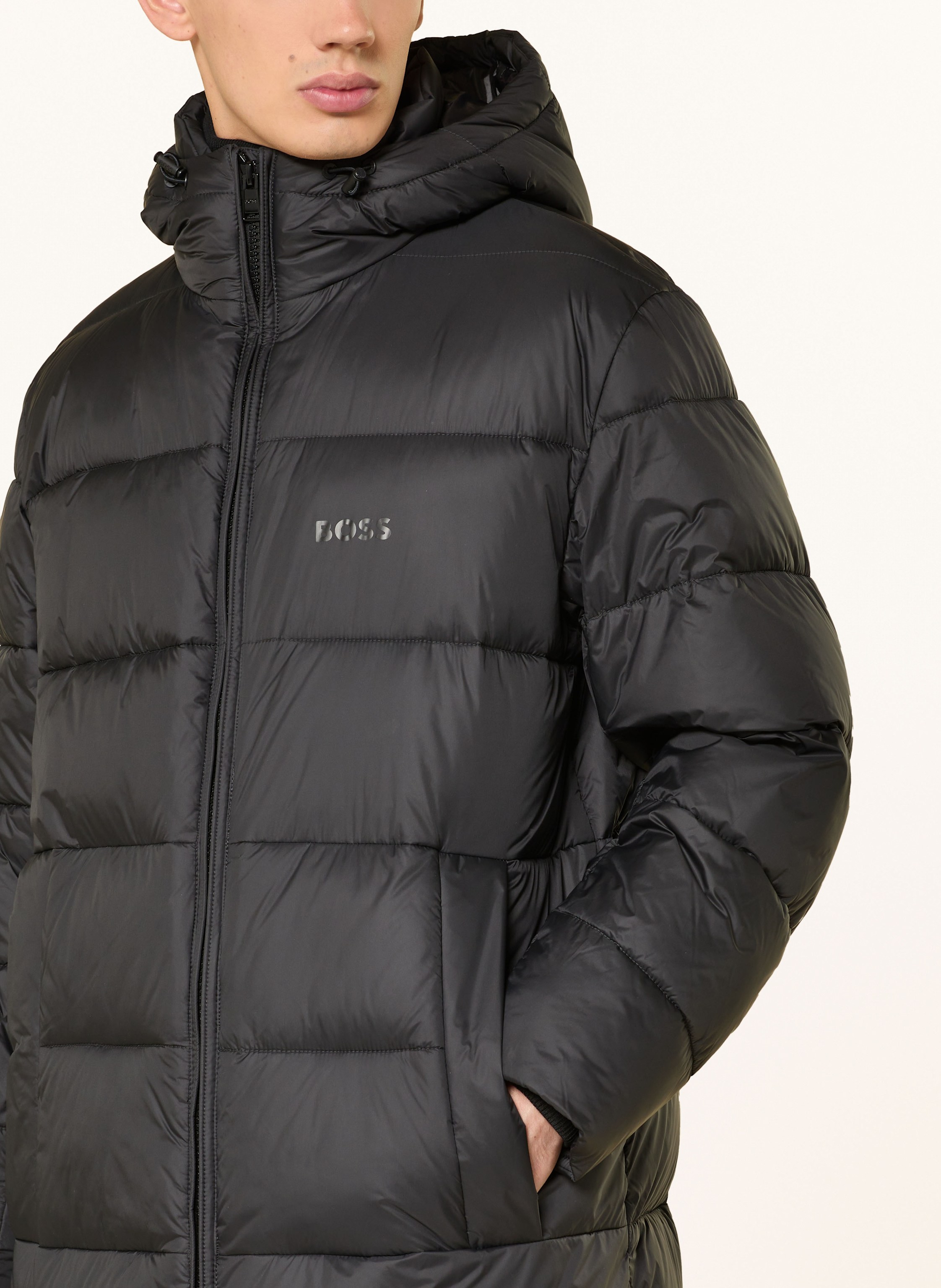 Thumbnail - Boss Steppmantel Ciker schwarz