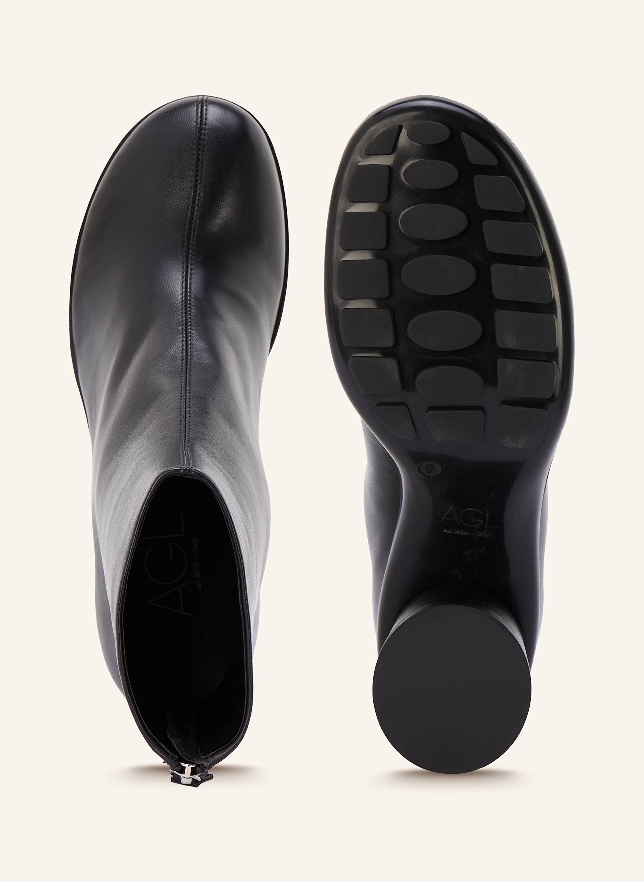 Thumbnail - Agl Stiefeletten Curvy Bootie schwarz
