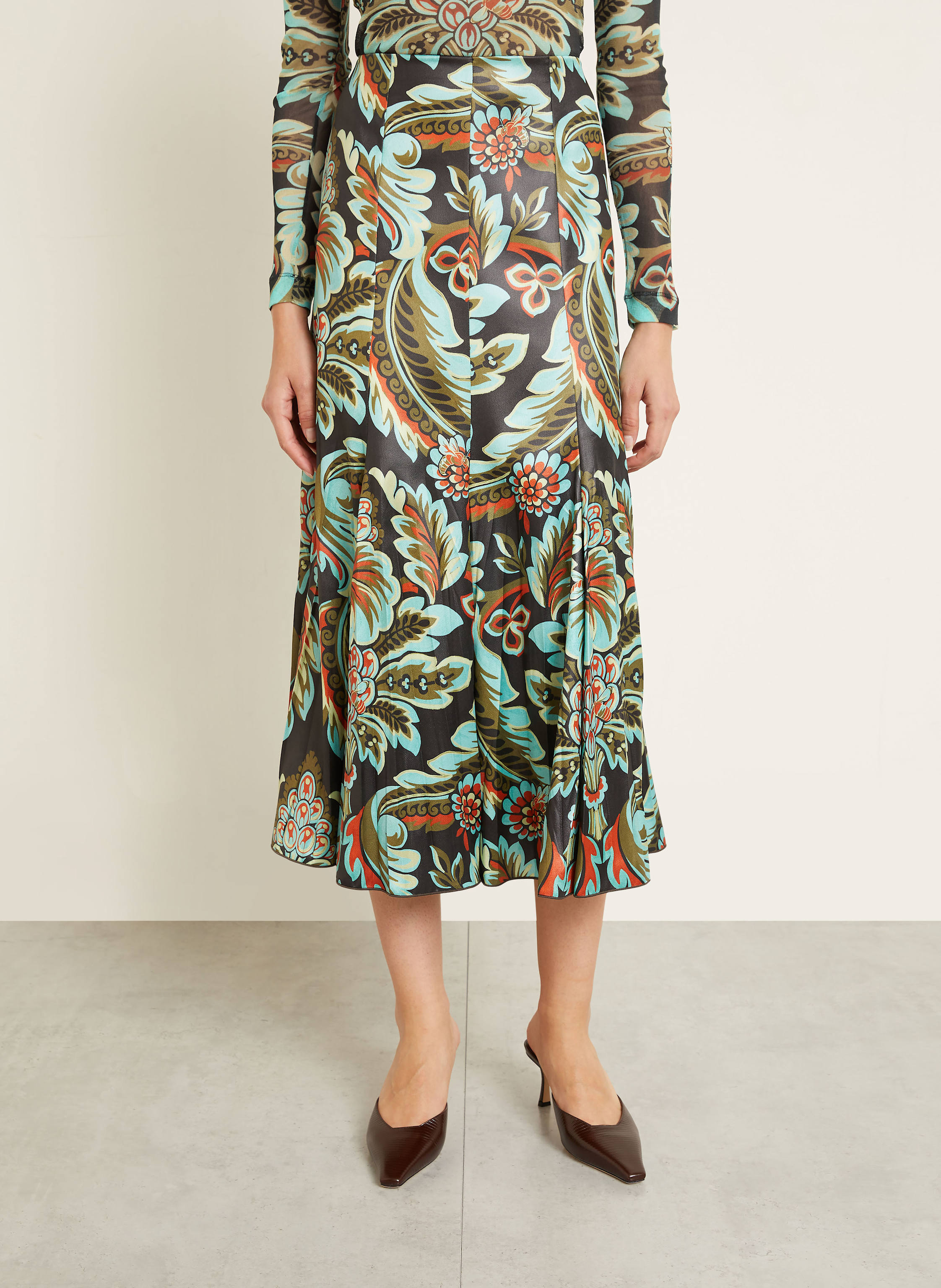 Thumbnail - Etro Satinrock blau