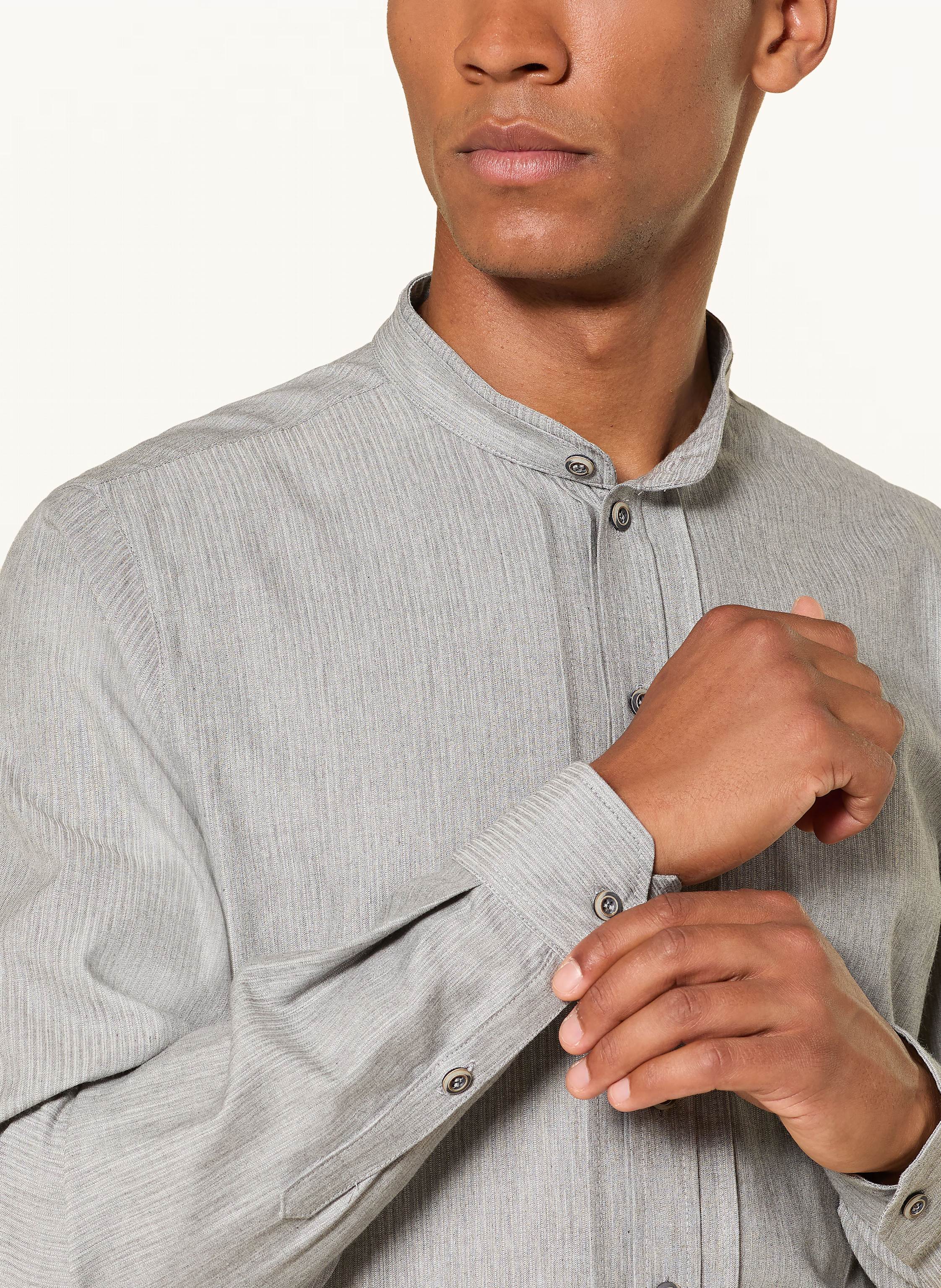 Thumbnail - Grasegger Trachtenhemd Regular Fit grau