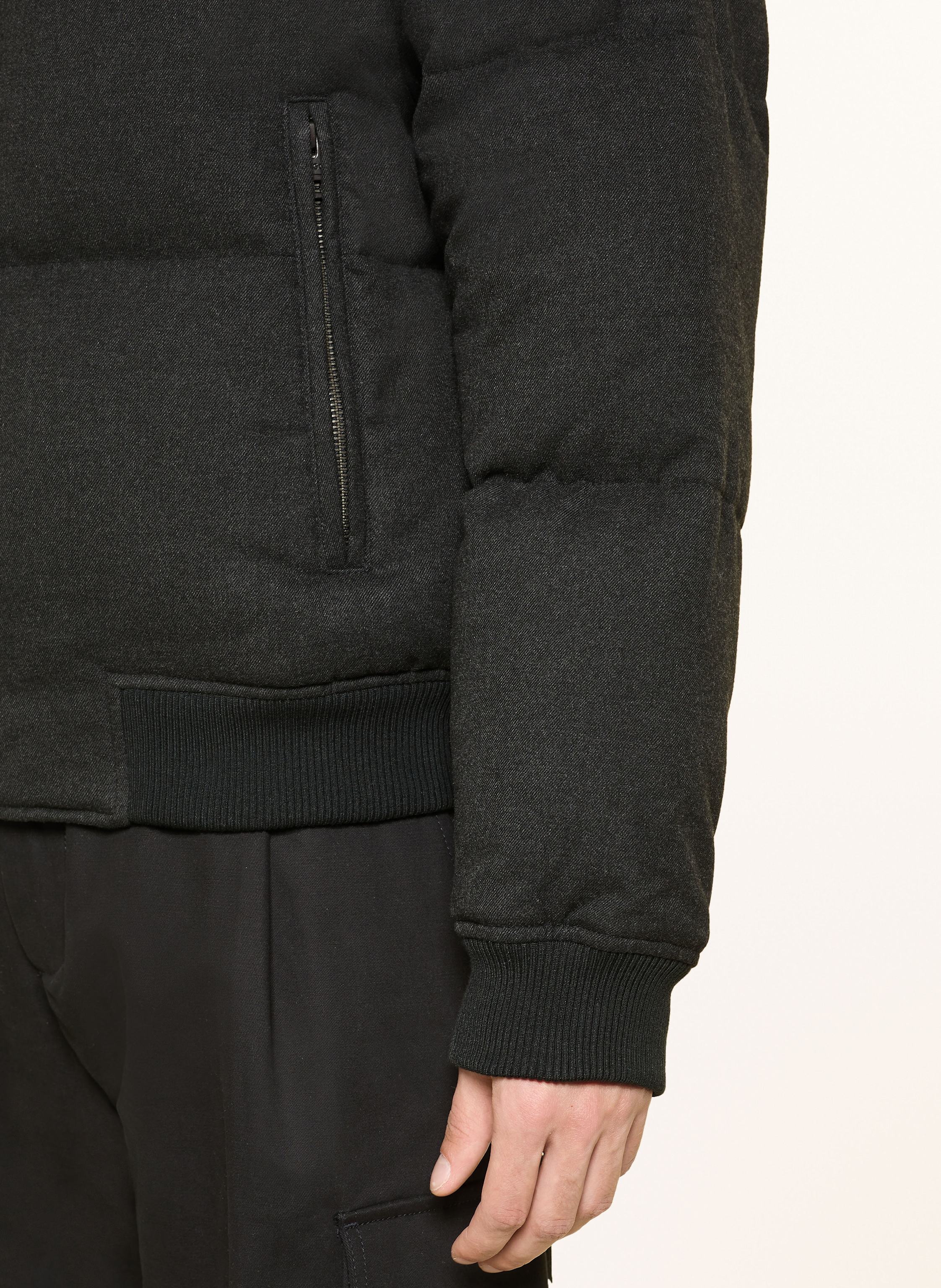 Thumbnail - Hugo Steppjacke Belgo schwarz