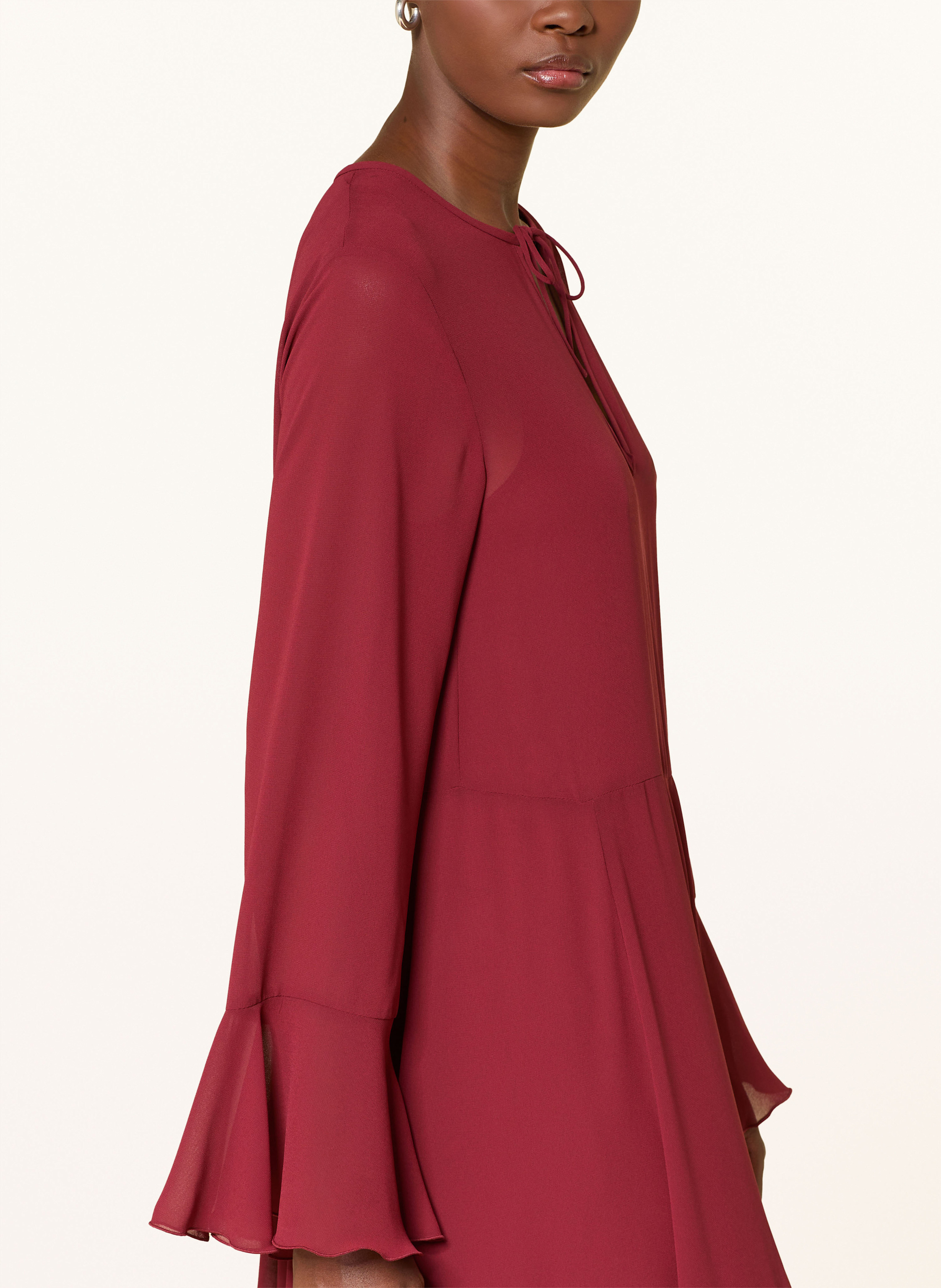 Thumbnail - Mrs & Hugs Kleid Mit Volants rot