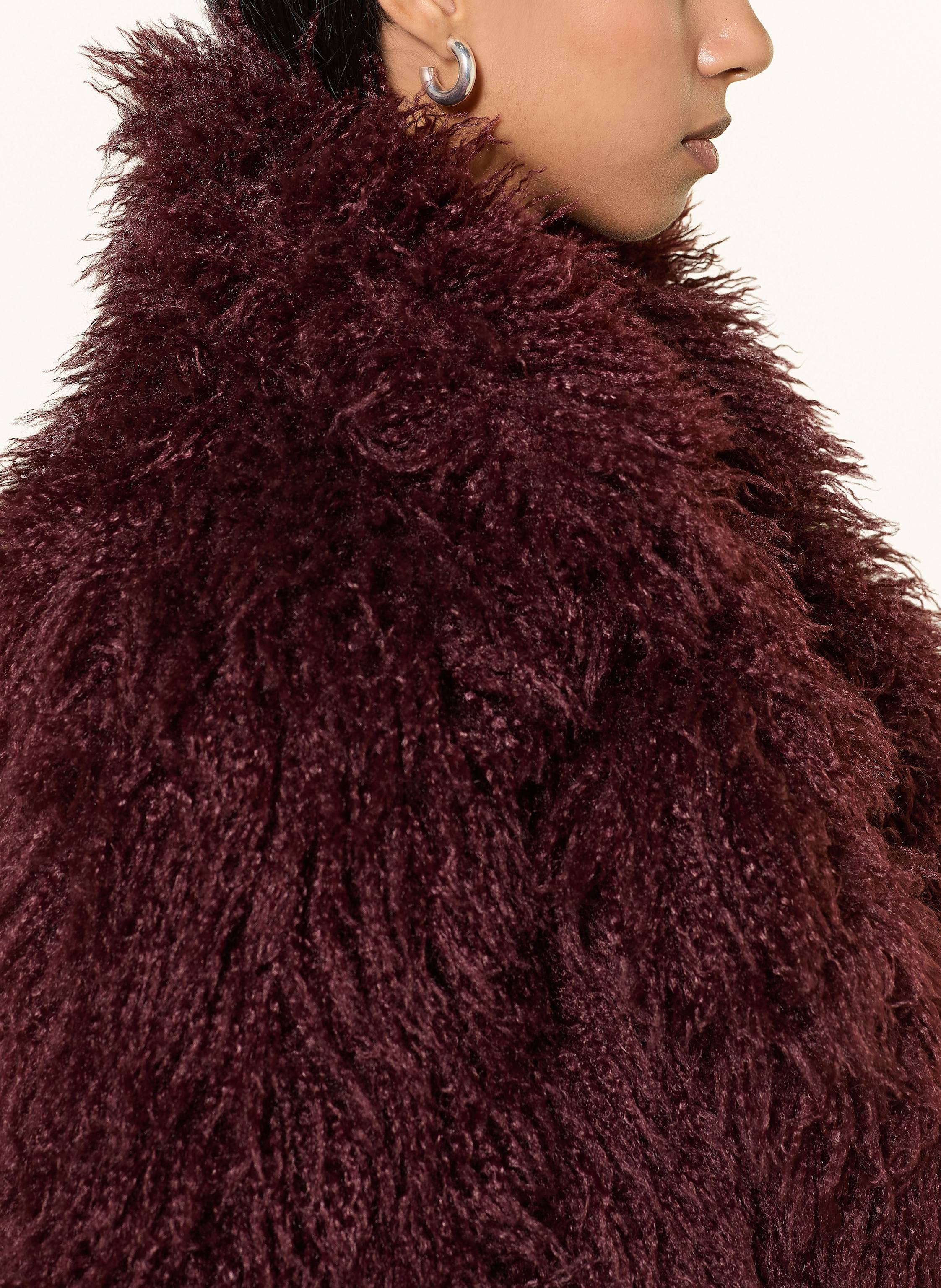 Thumbnail - Smith & Soul Kunstfell-Jacke rot