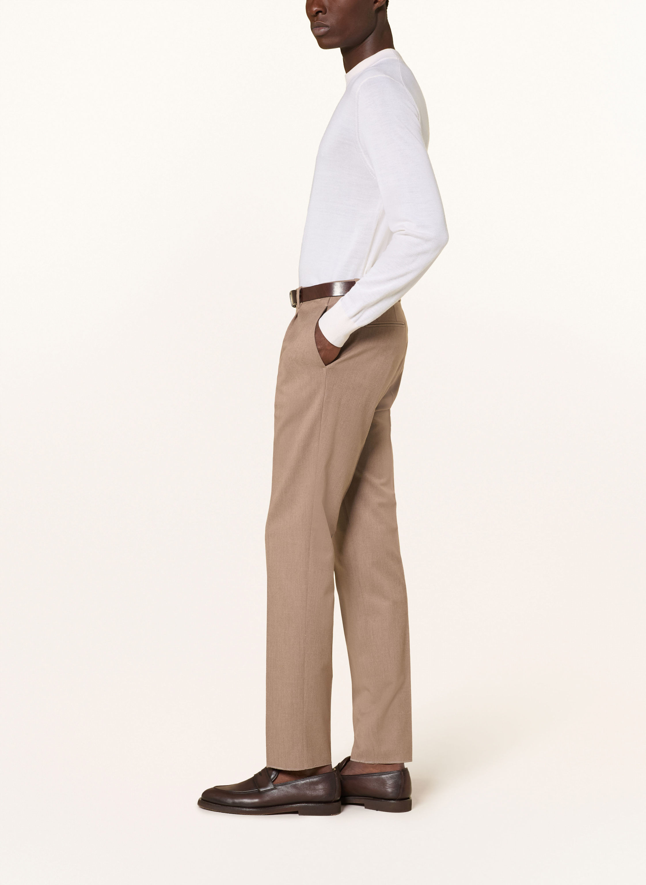 Thumbnail - Boglioli Anzughose Extra Slim Fit beige