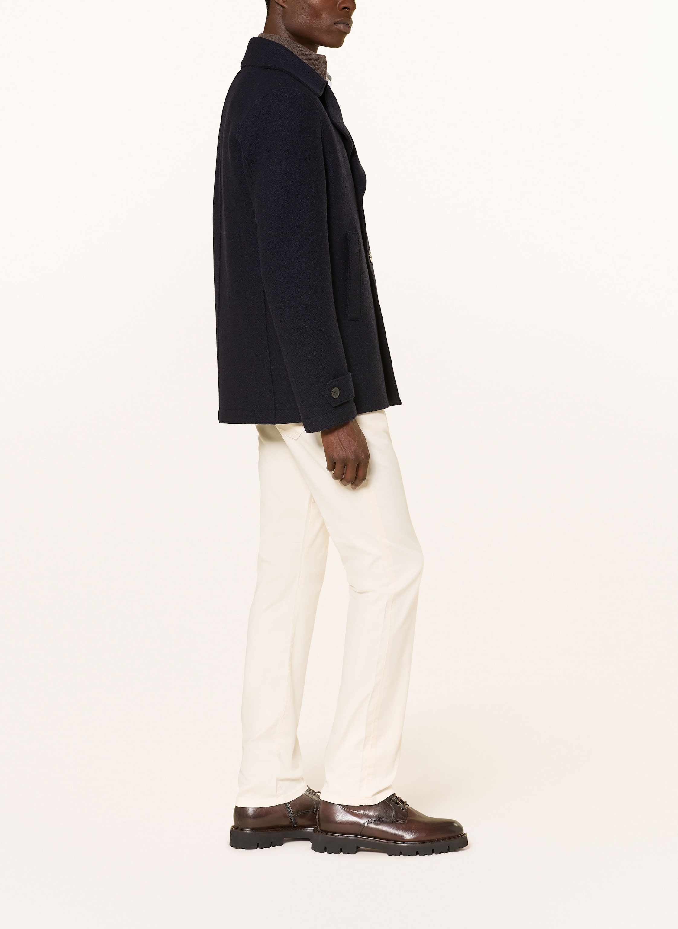 Thumbnail - Boglioli Hose Regular Fit weiss