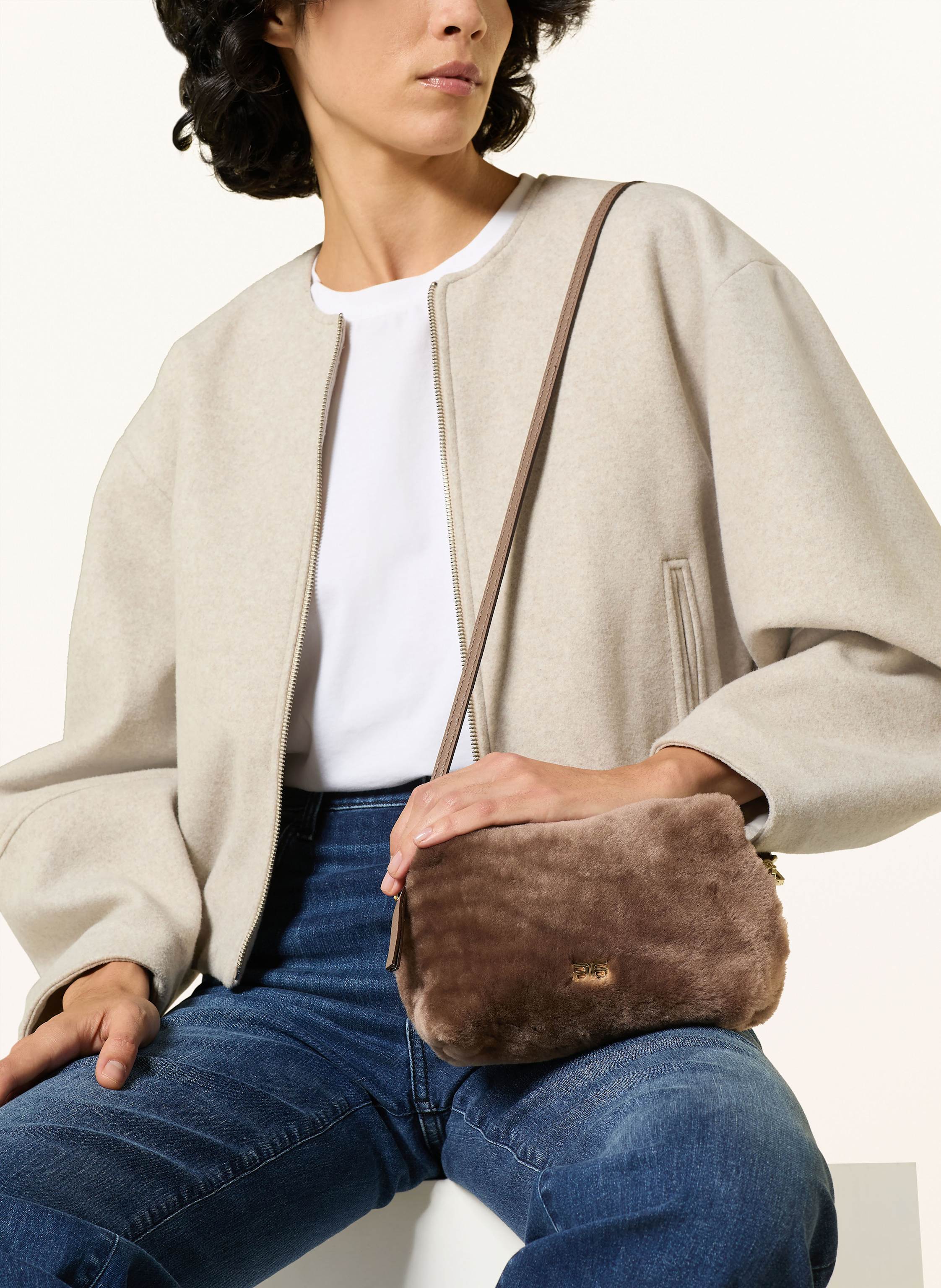 Thumbnail - Abro Umhängetasche Kaia beige